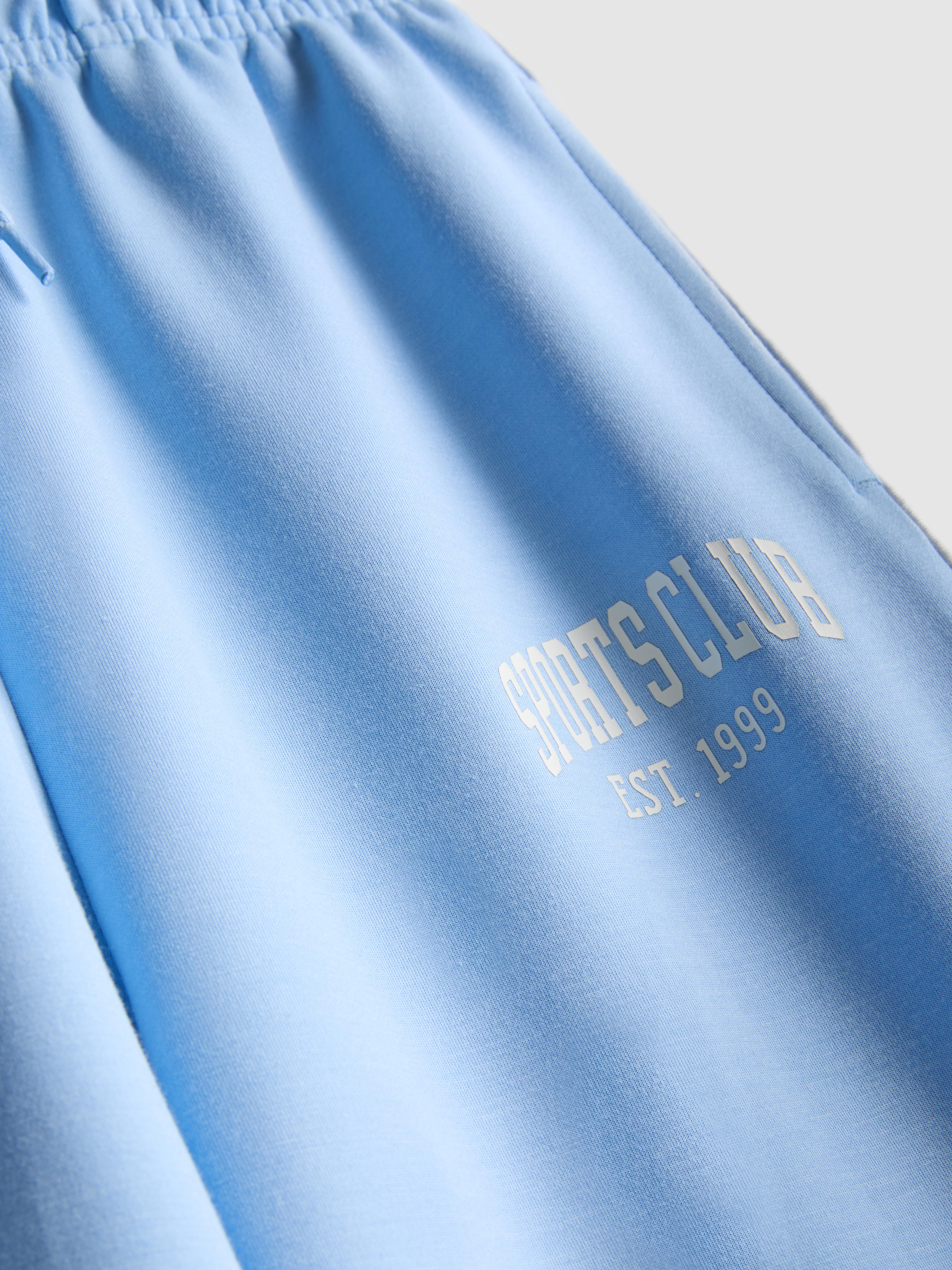 Girls Blue 7-15yrs | Active Straight-Leg Joggers