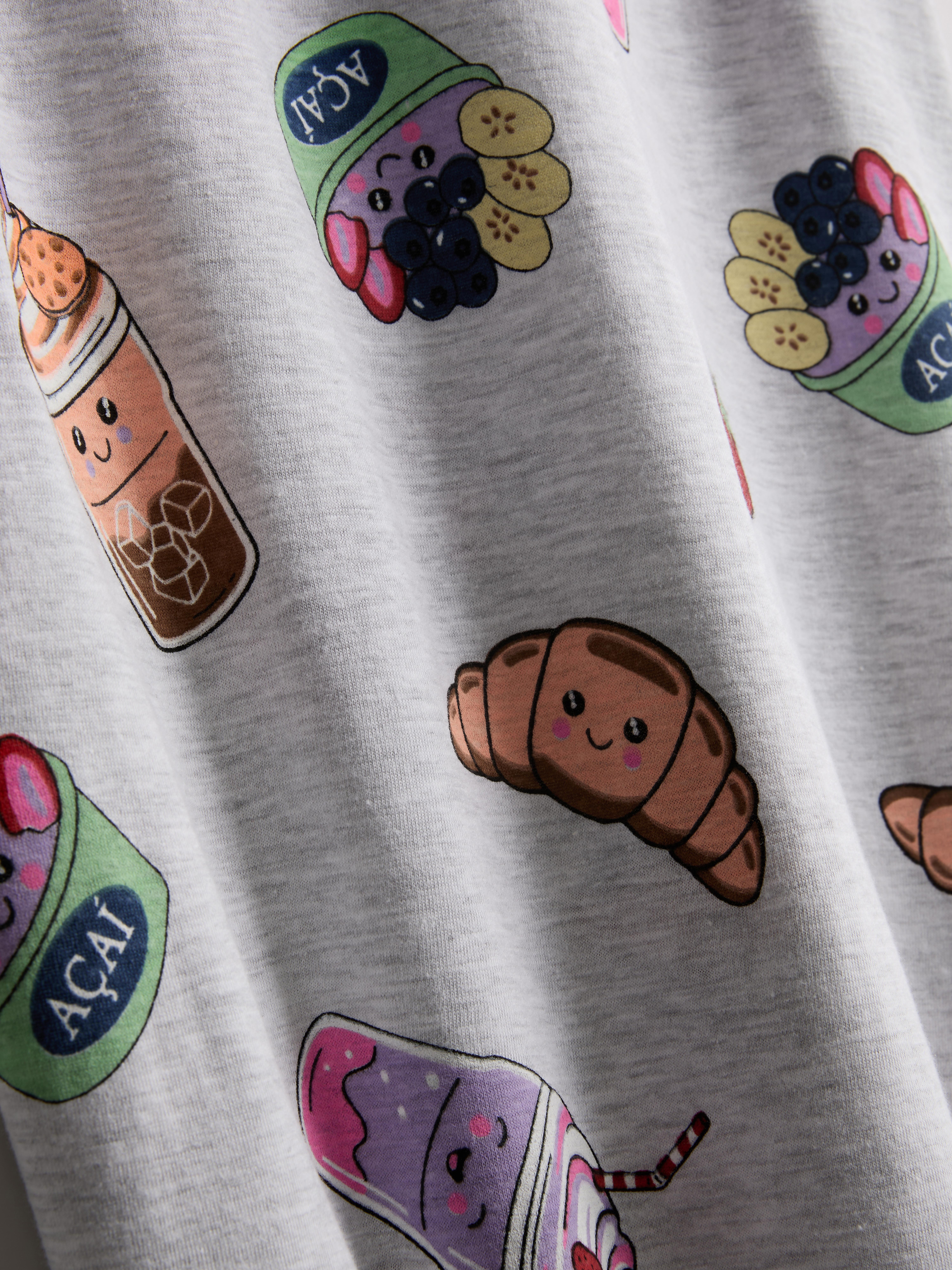 7-15yrs | 2pk Breakfast Graphic Sleep T-Shirts