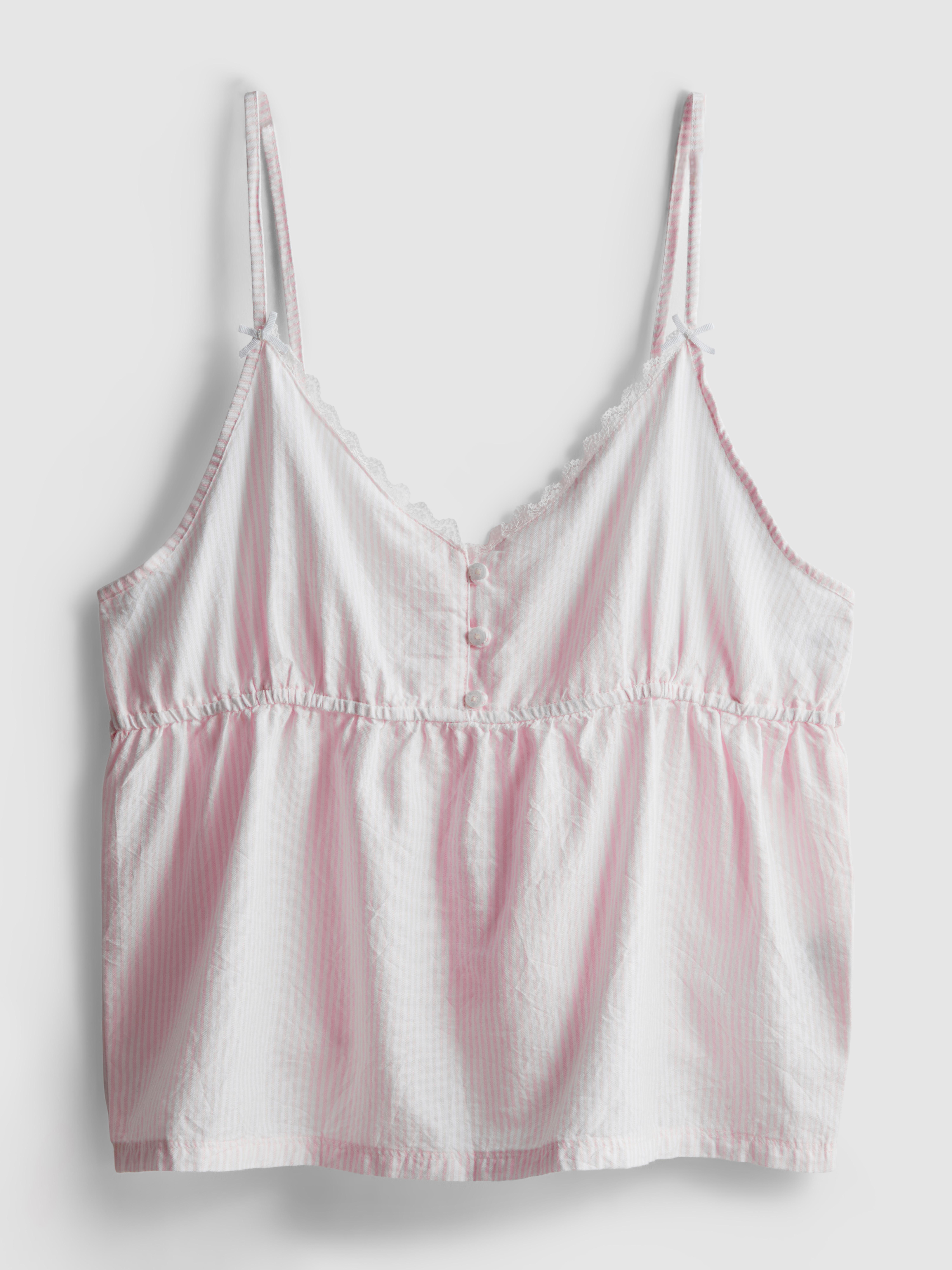 Pyjama caraco en coton tissé