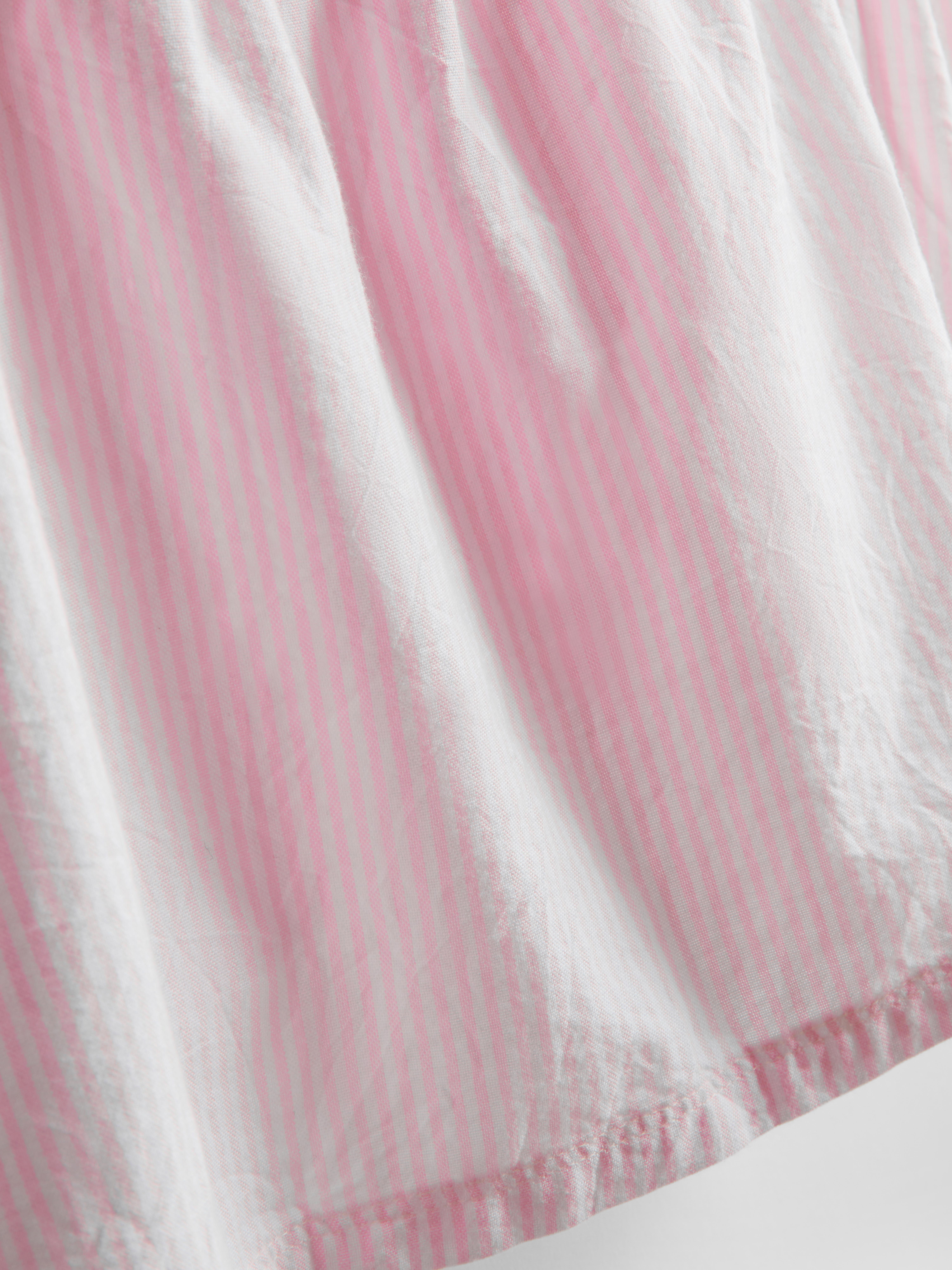 Pyjama caraco en coton tissé