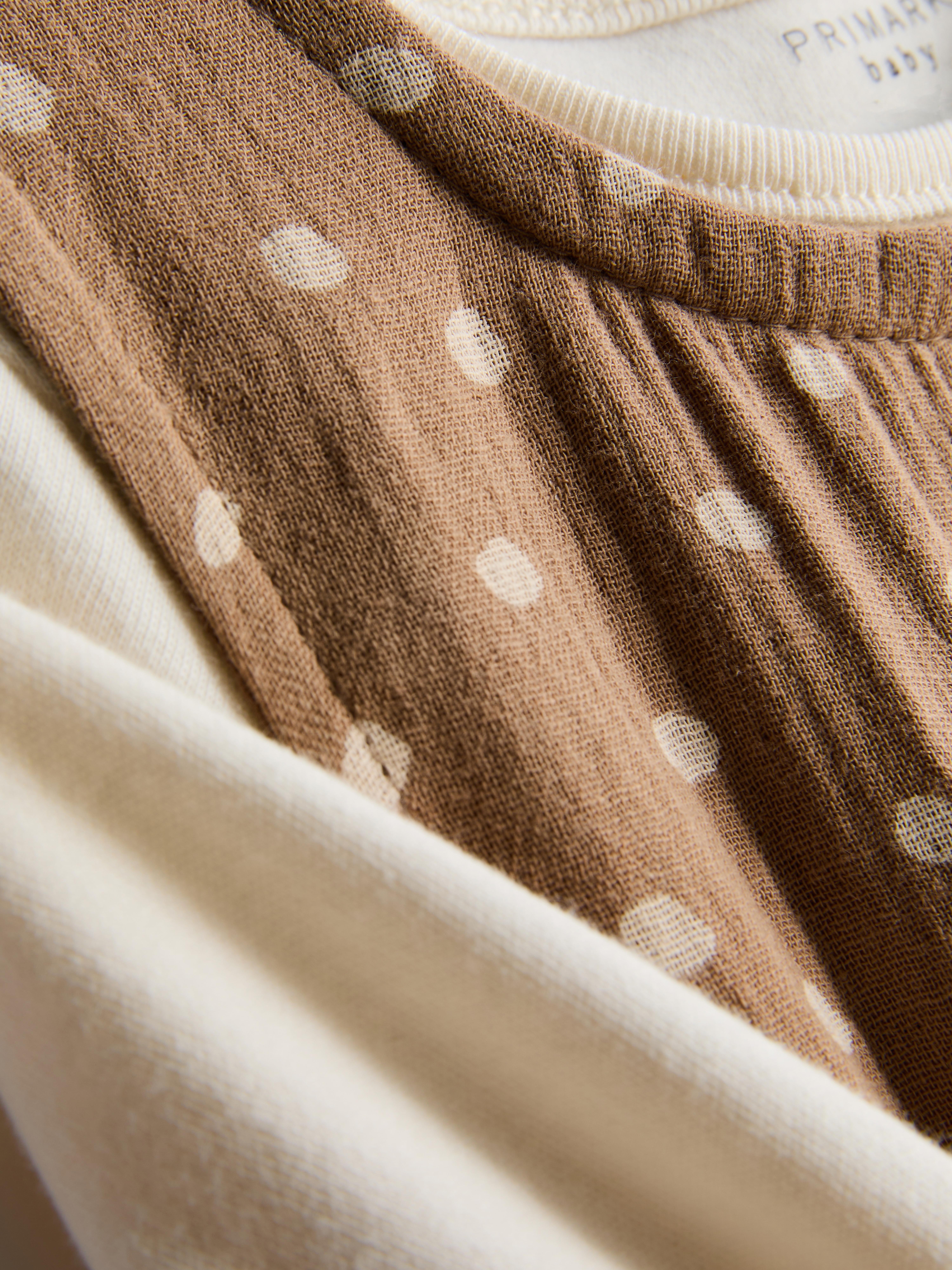0-18mths | Long Sleeve Bodysuit and Dungarees Newborn Set