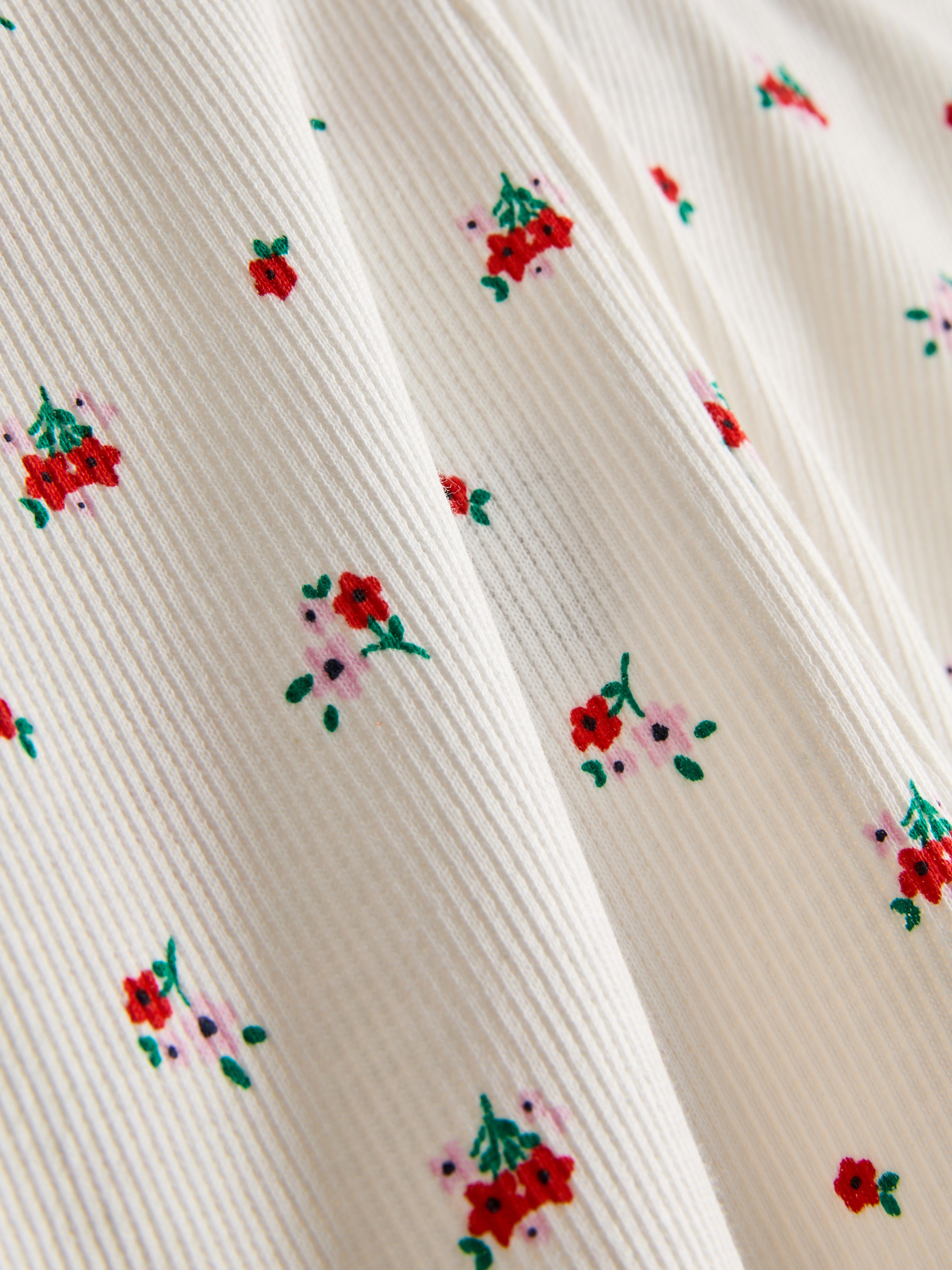 1.5-8yrs | Ribbed Lettuce Trim Leggings