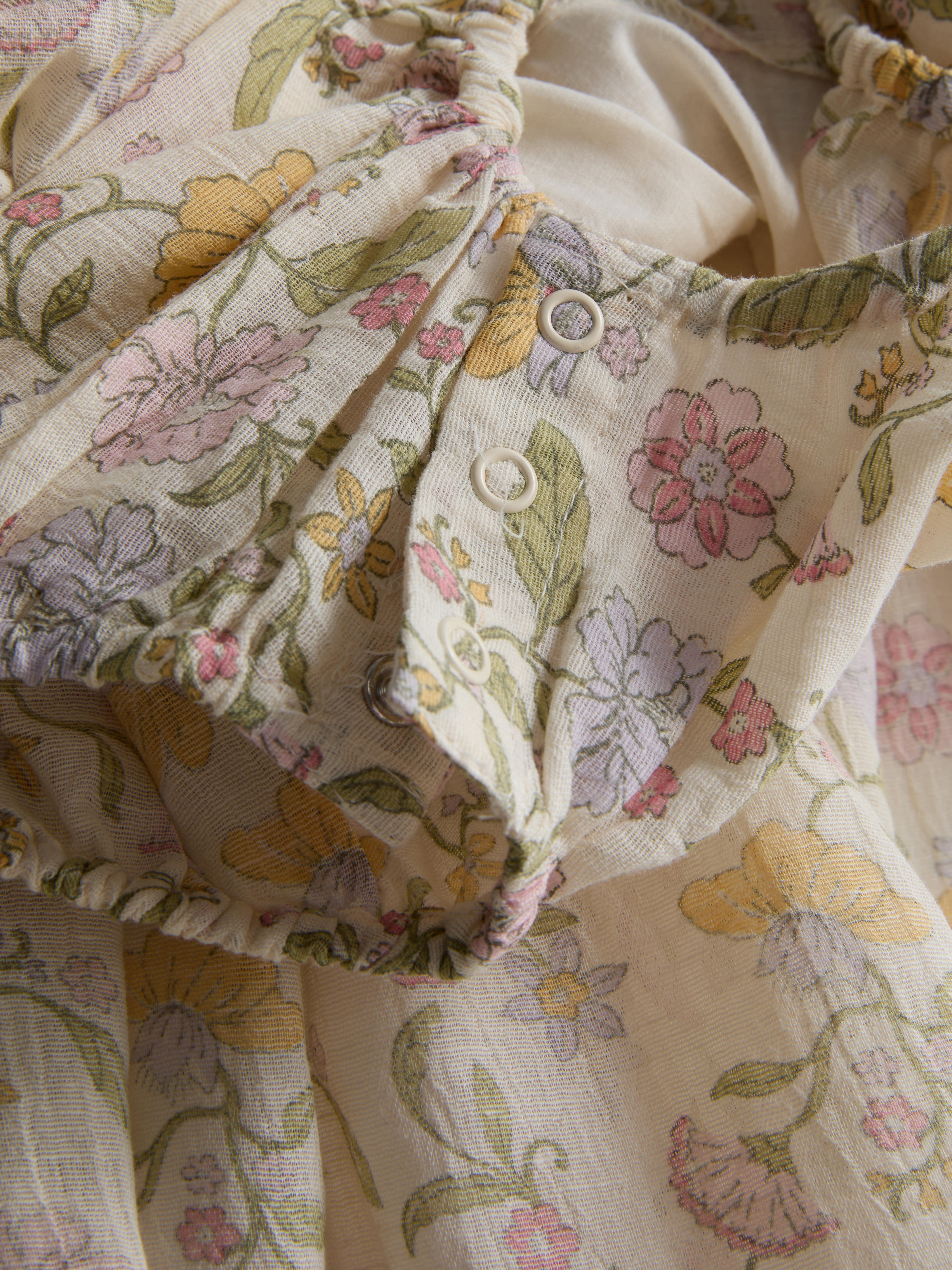 0-18mths | Collared Newborn Smock Dress