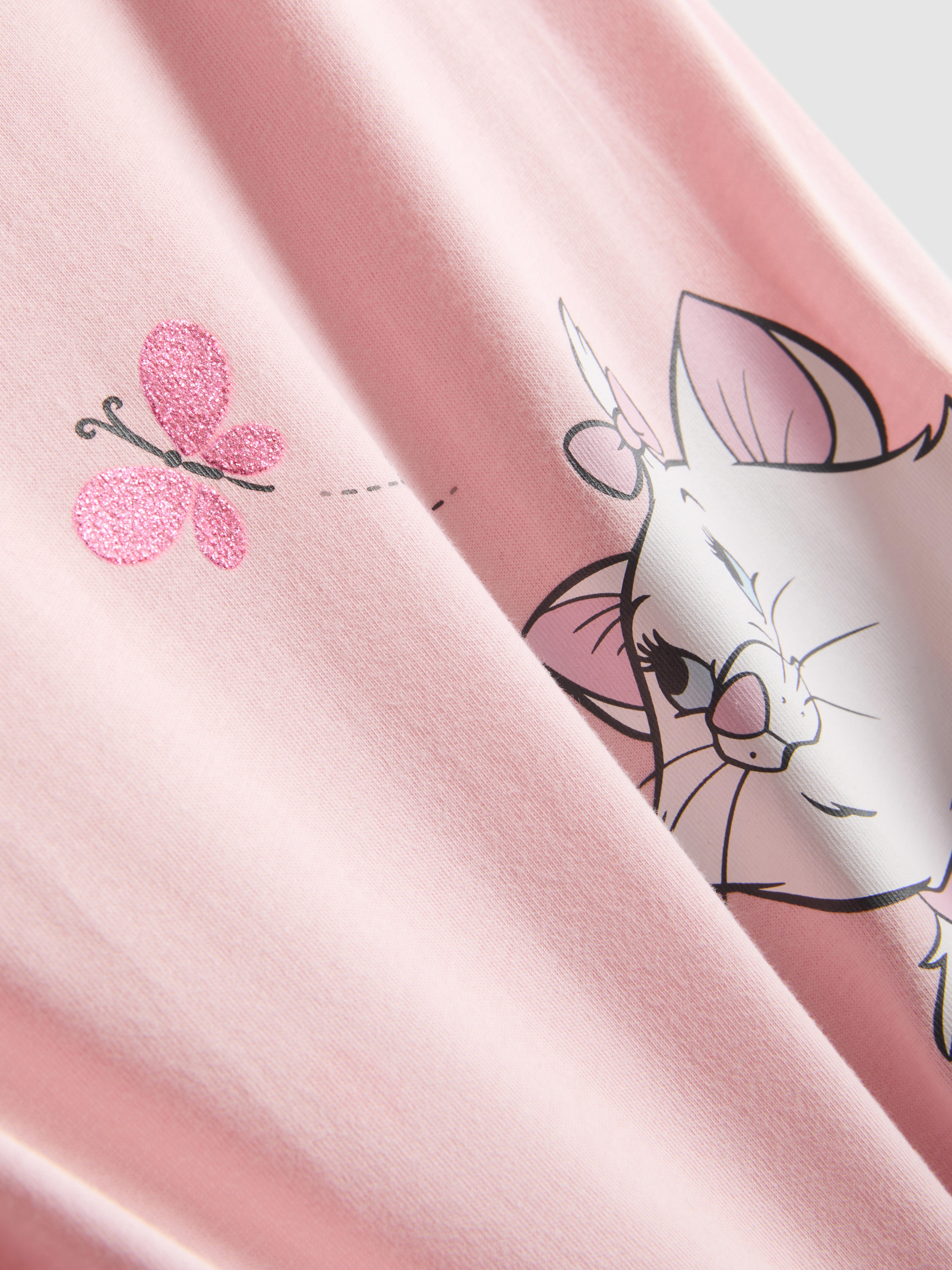 1.5-8yrs | 2pk Disney's The Aristocats Marie Ruffle Sleep T-Shirts