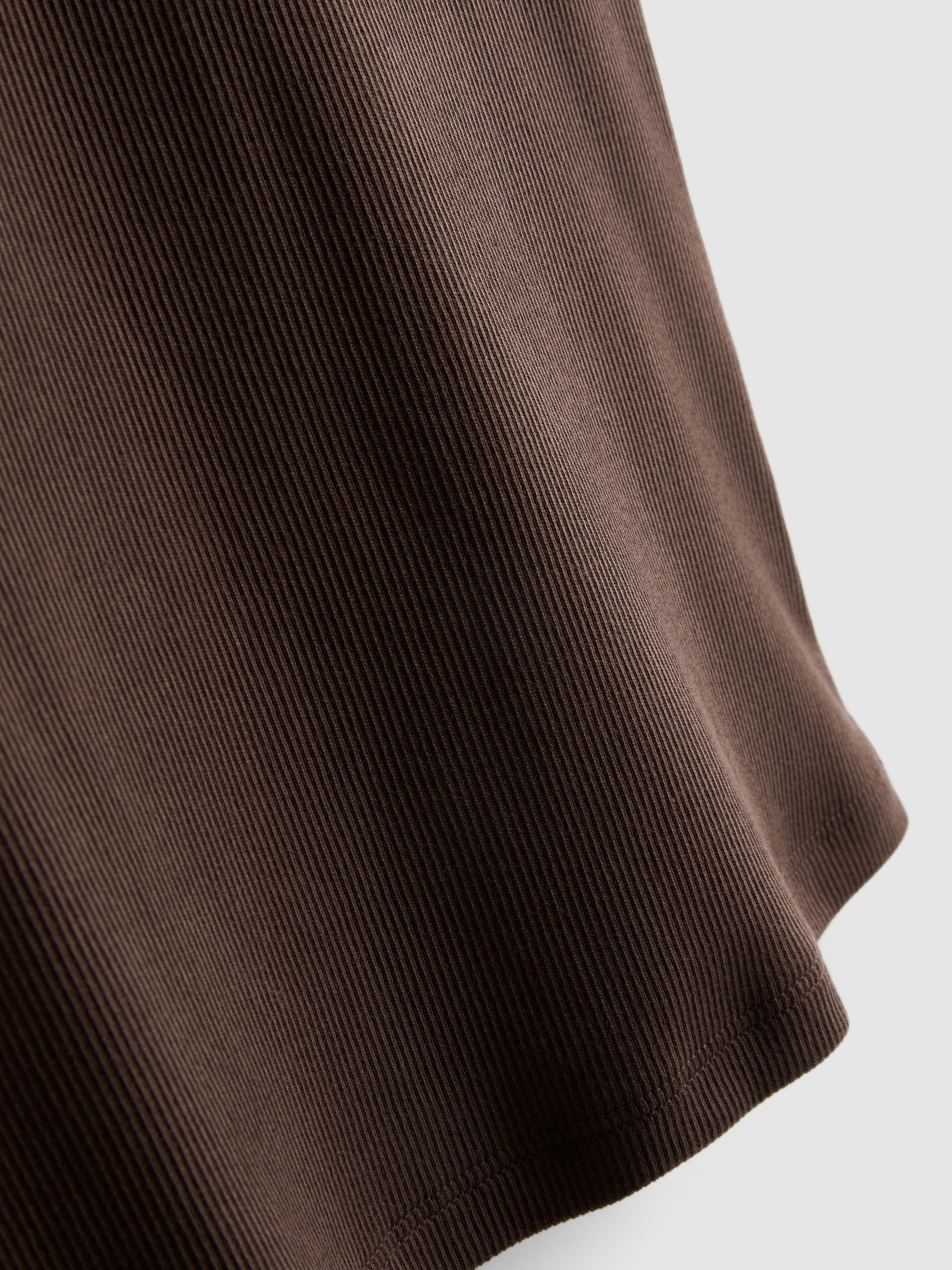 Cotton-Rich Ribbed Racerback Tank