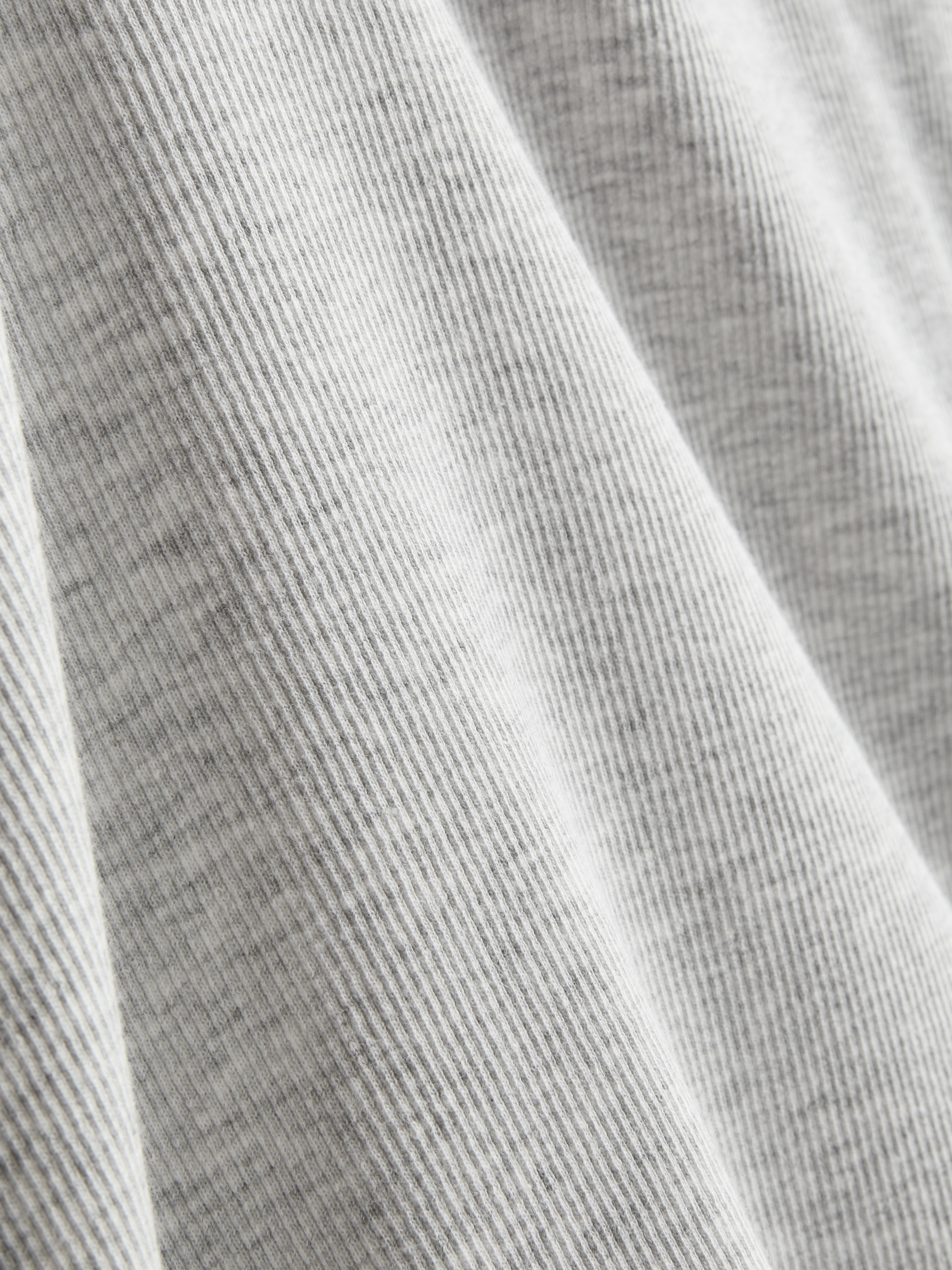 Women's Gray Heather Cotton-Rich Ribbed Racerback Tan