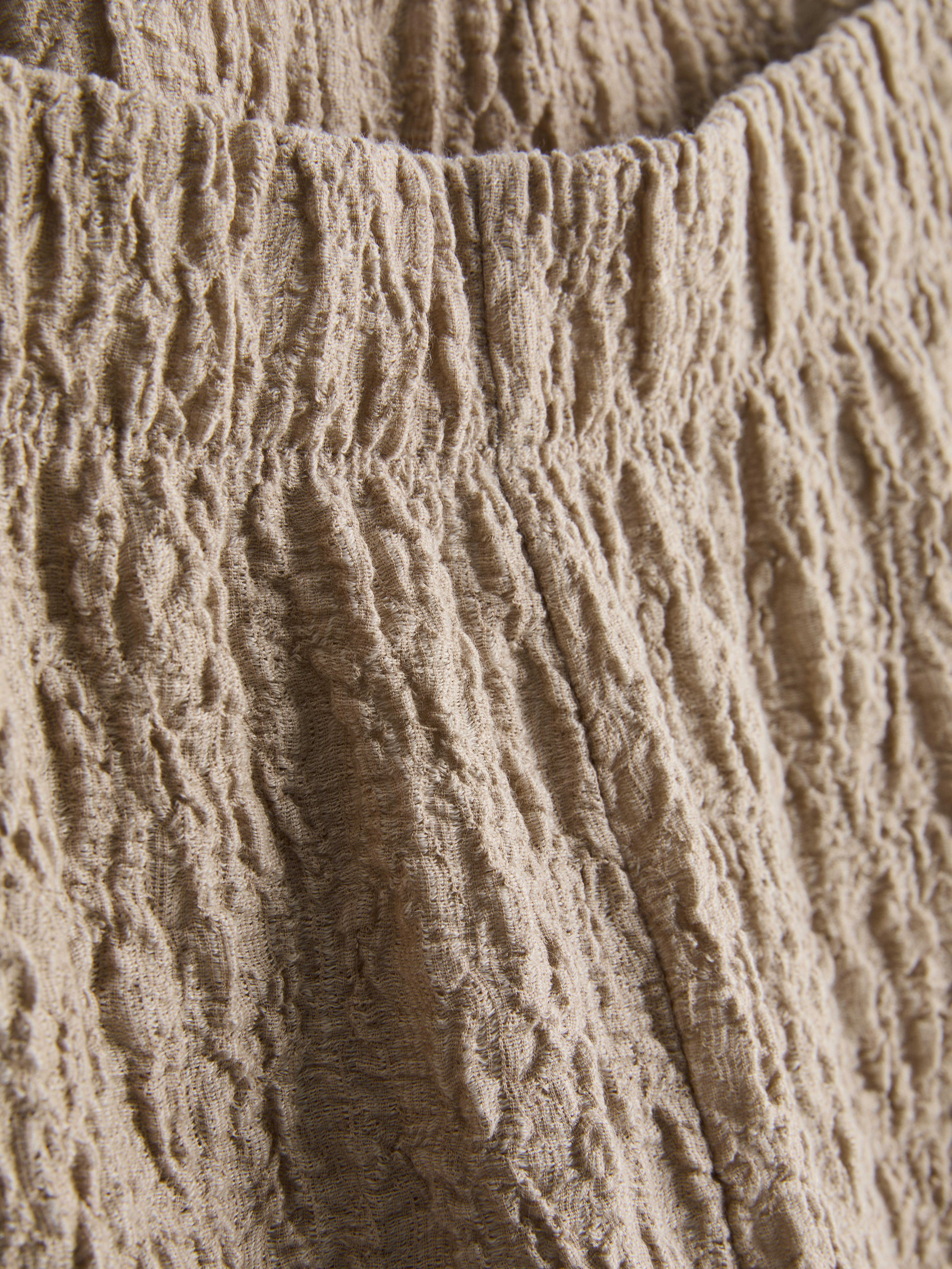 MAJOR FIND | Széles szárú, gyűrött hatású nadrág