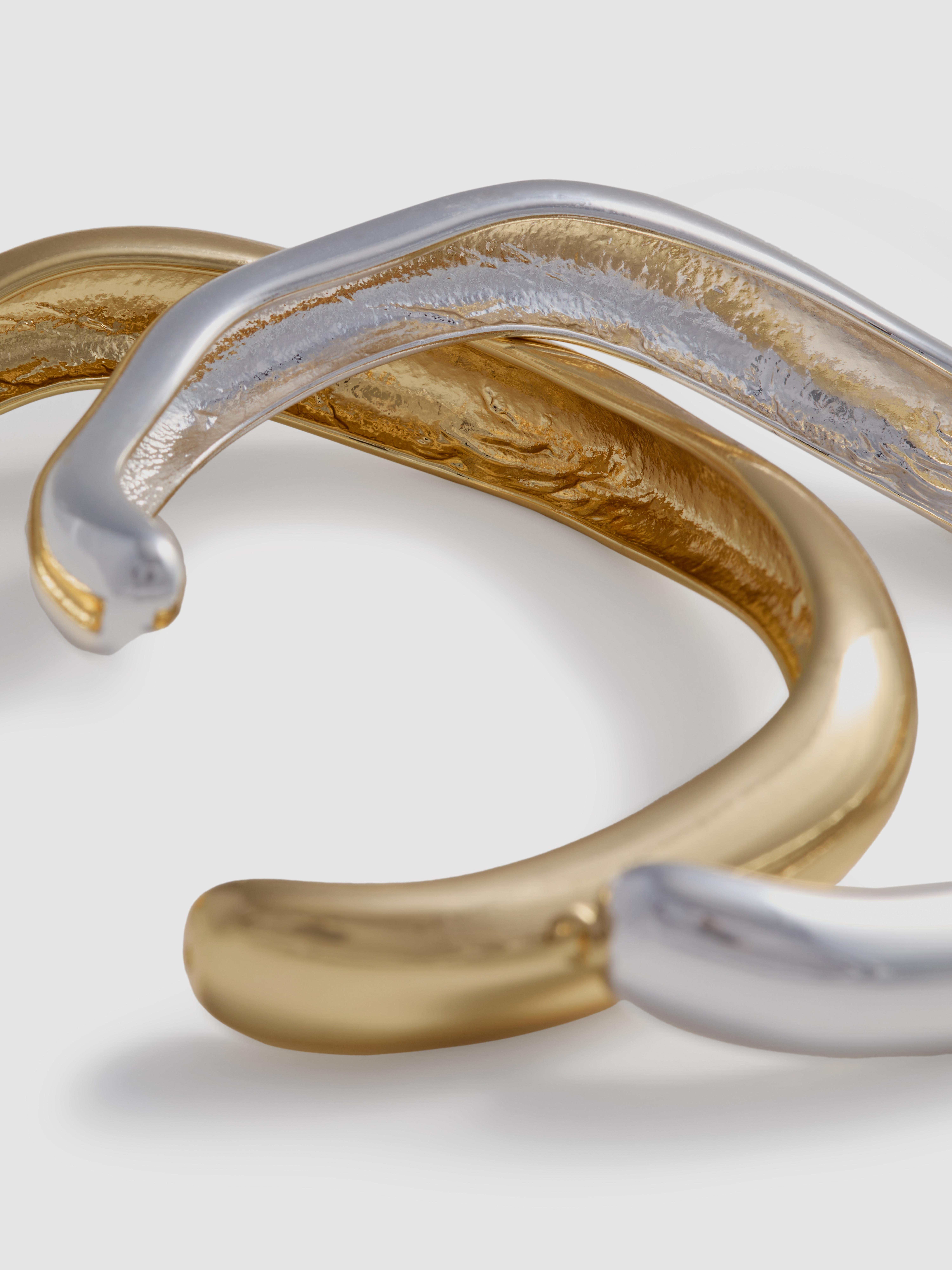 2pk Molten Metal Wrist Cuffs