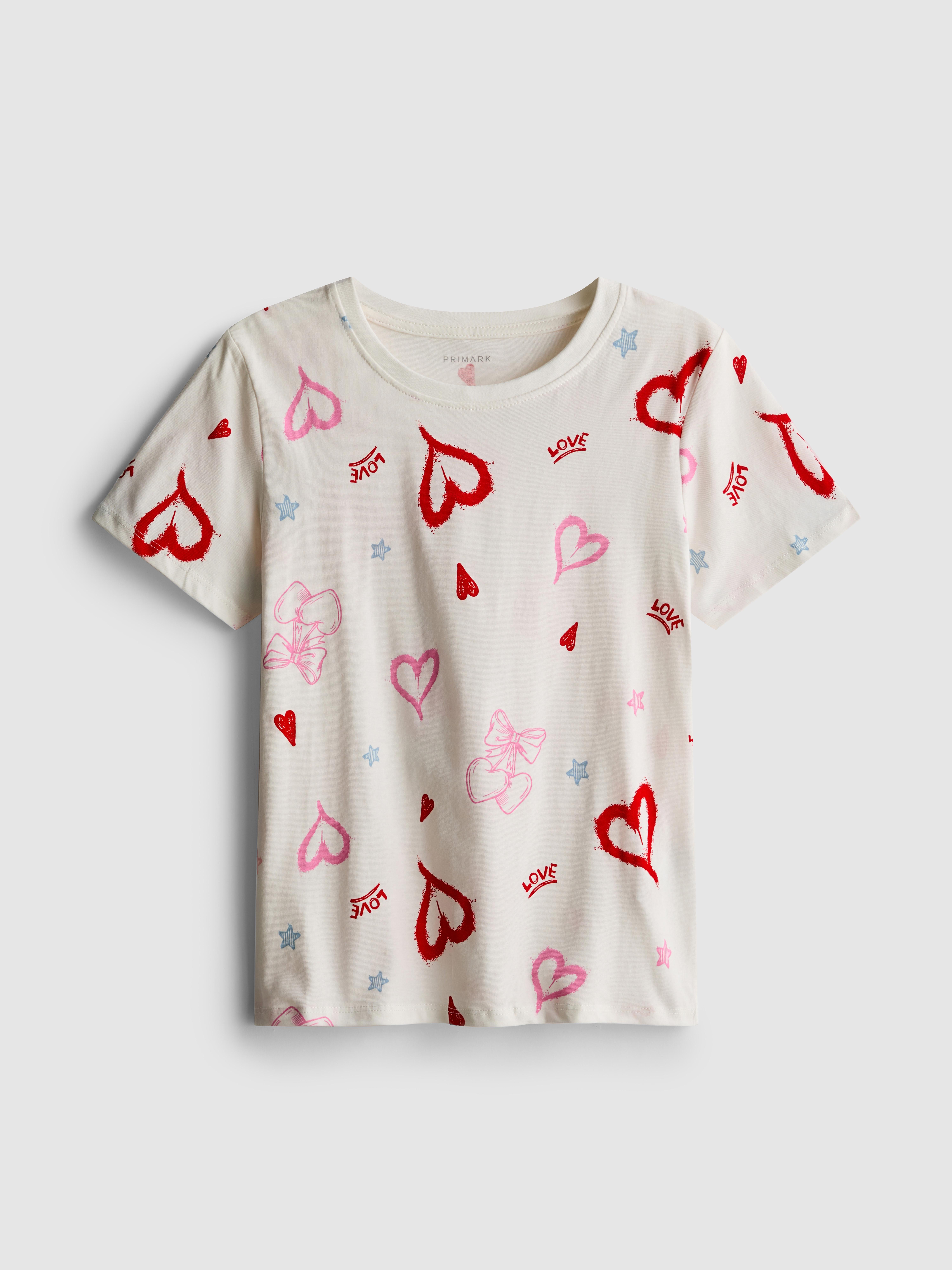 Girls Ivory 7-15yrs | Printed T-Shirt