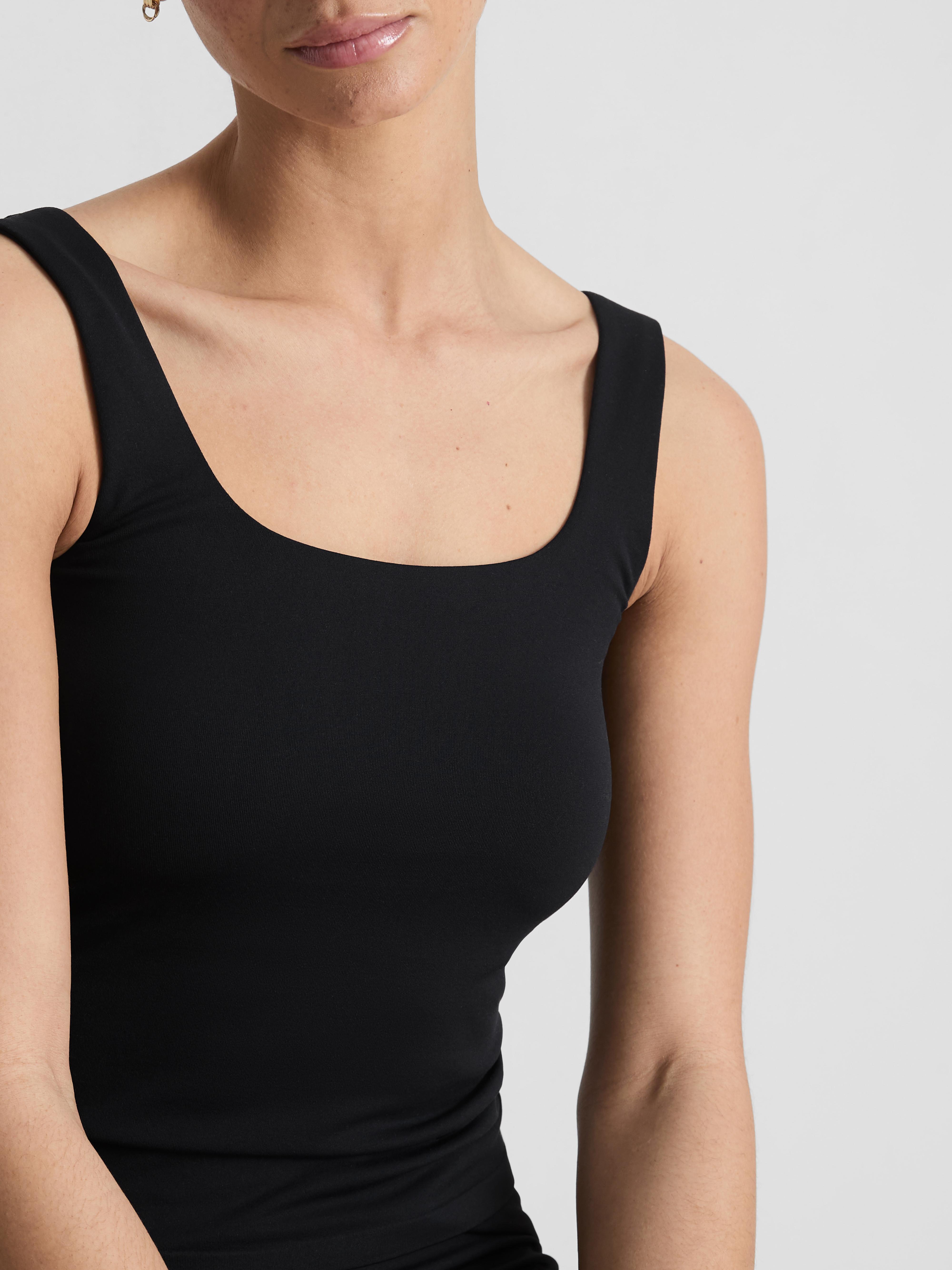 Women's Black Supersoft Cropped Tank Top | Penneys