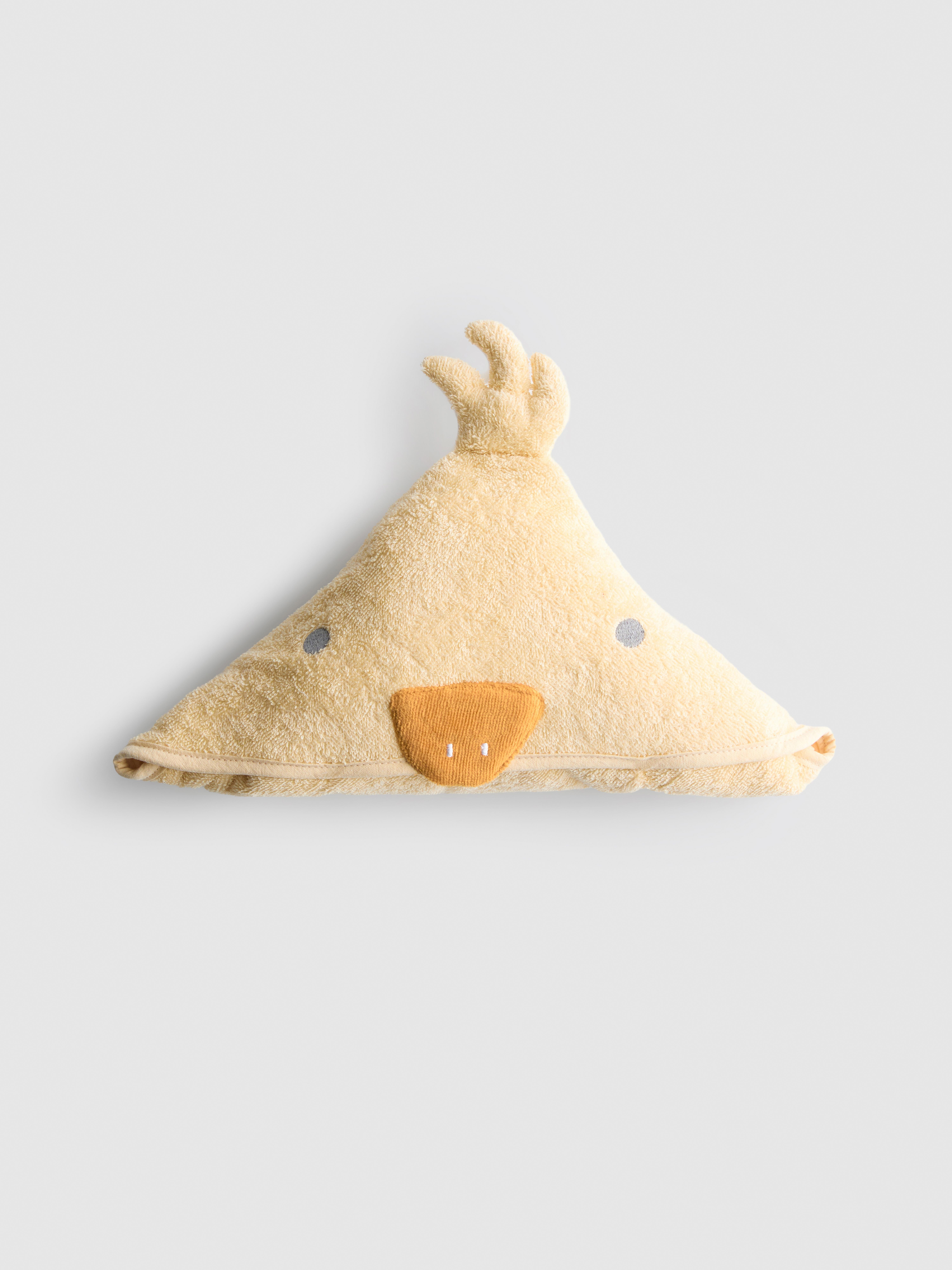 Toalla con capucha de pollito