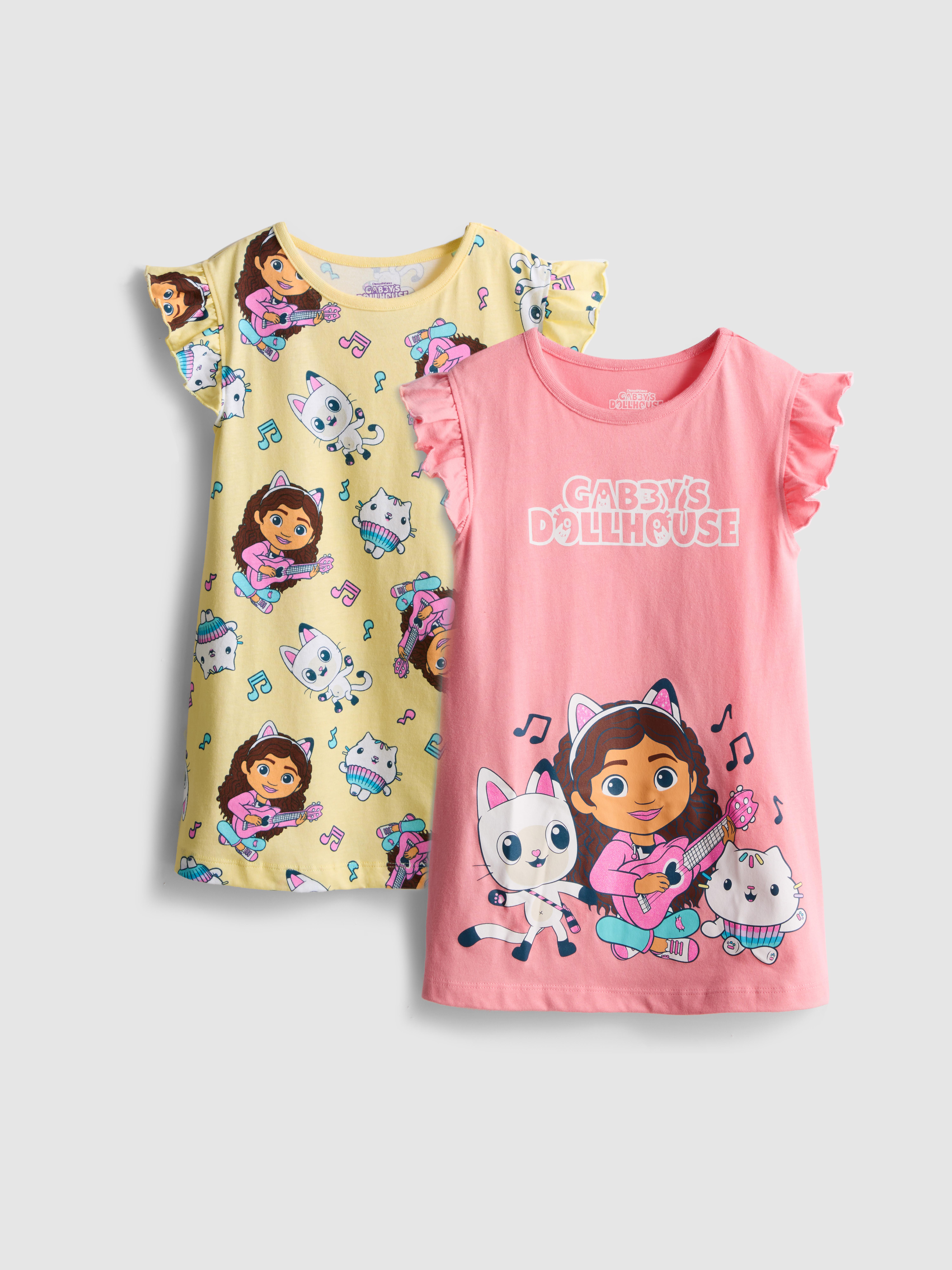 1,5-8 jr | Slaapshirts Gabby's Poppenhuis, set van 2