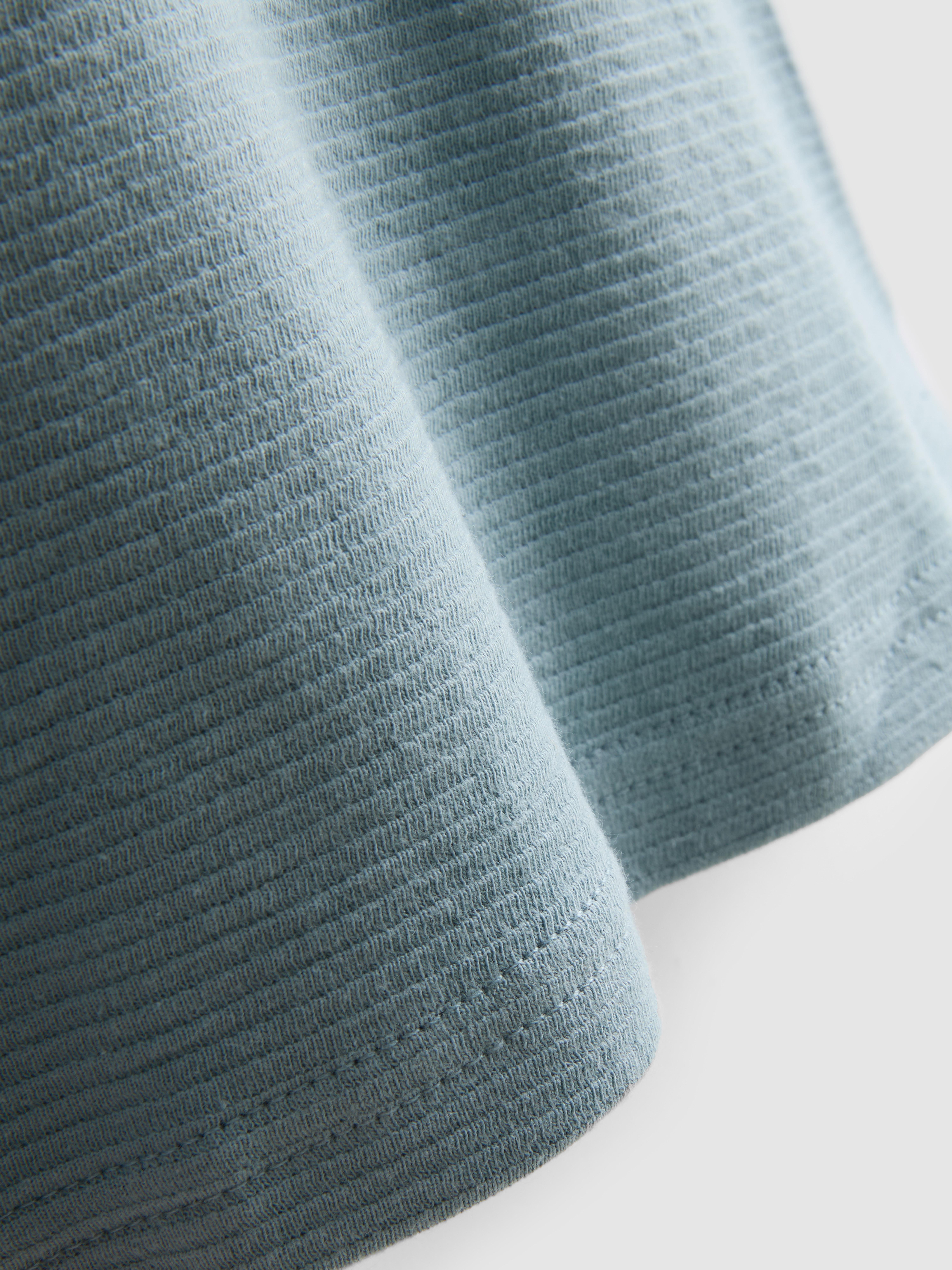 7-15 jr | T-shirt met textuur en korte mouwen