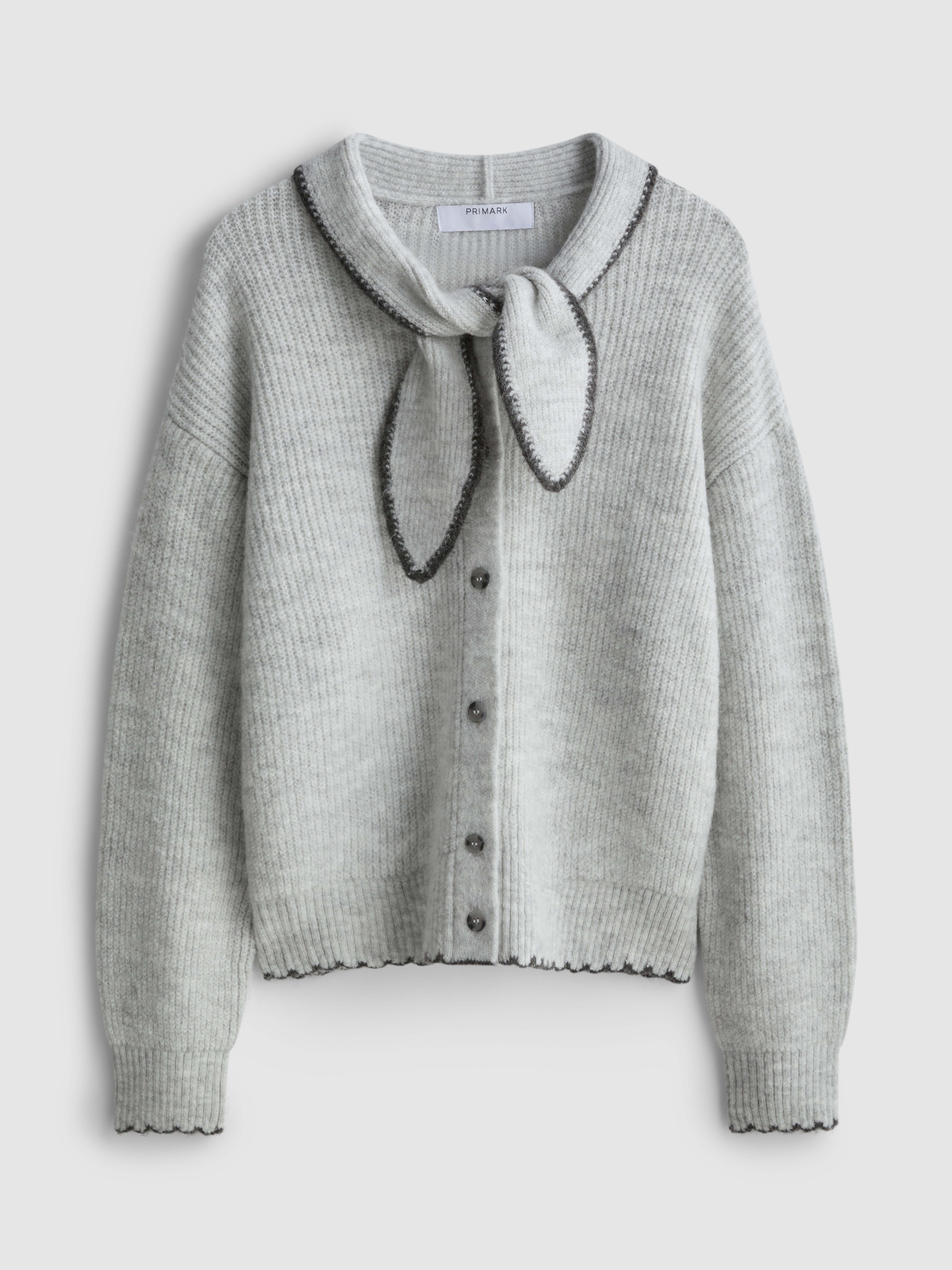 Tie Neck Cardigan