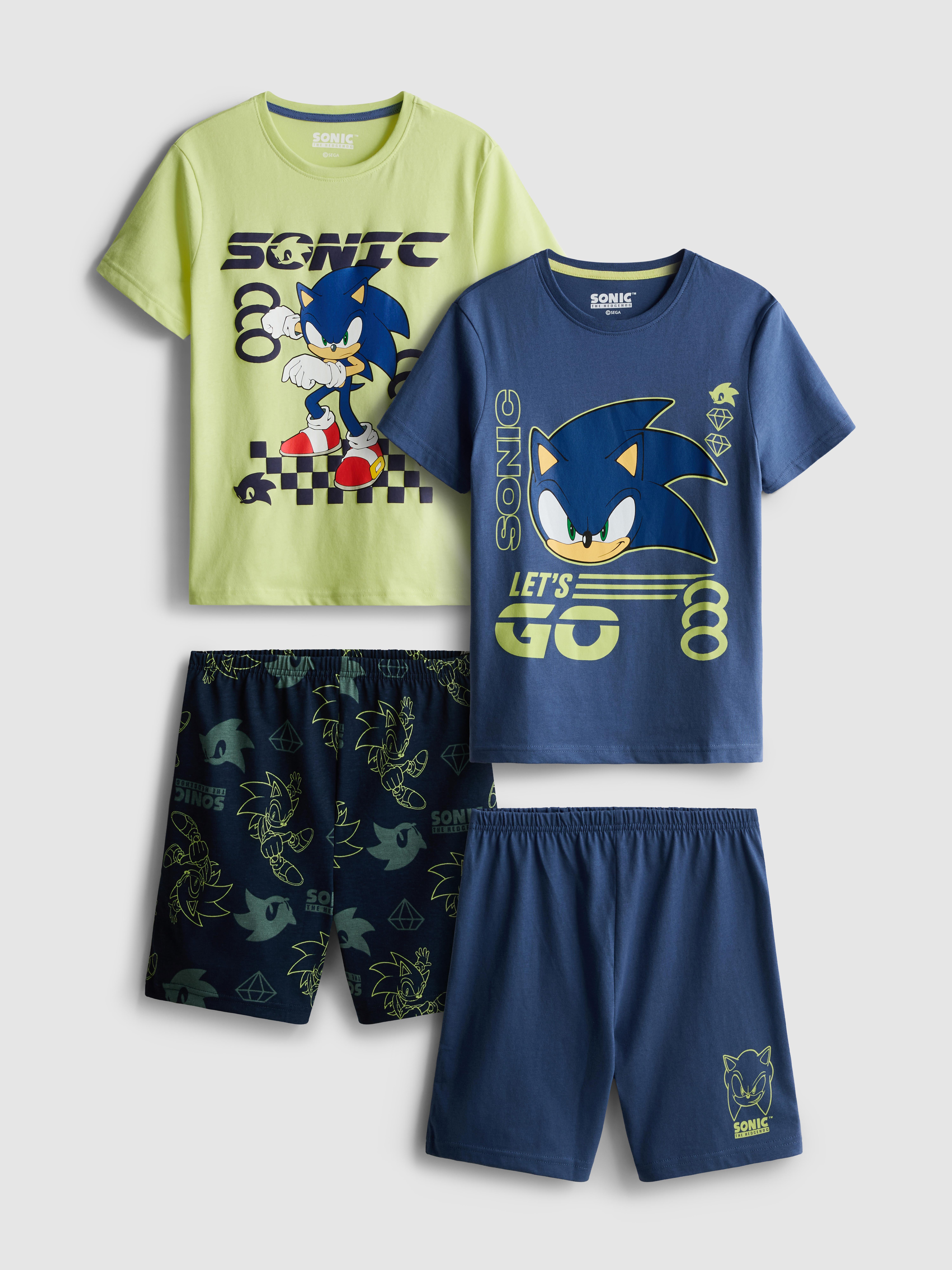 7-15yrs | 2pk Sonic The Hedgehog Short Pyjamas