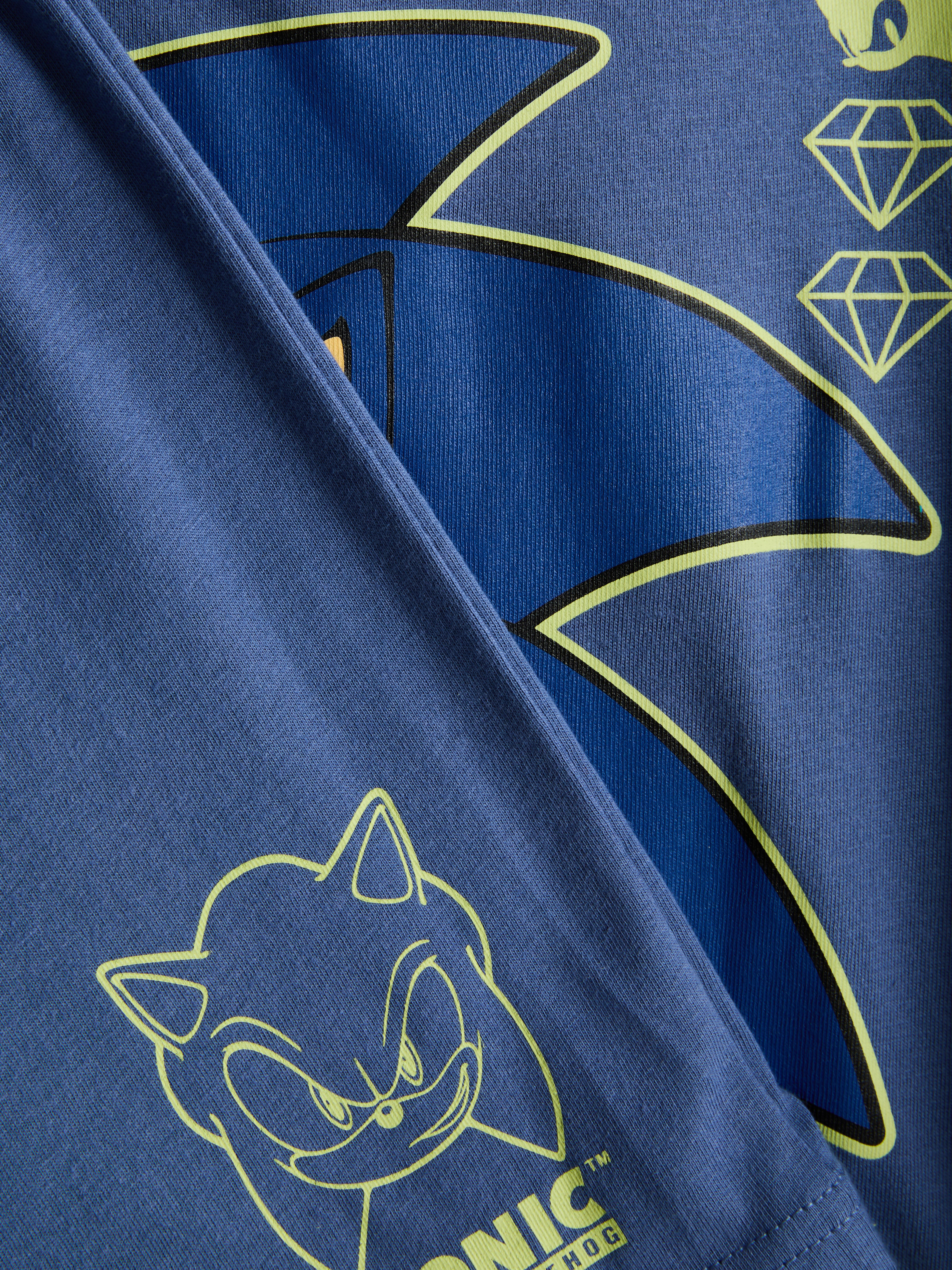 7-15 jr | Korte pyjama Sonic The Hedgehog, set van 2