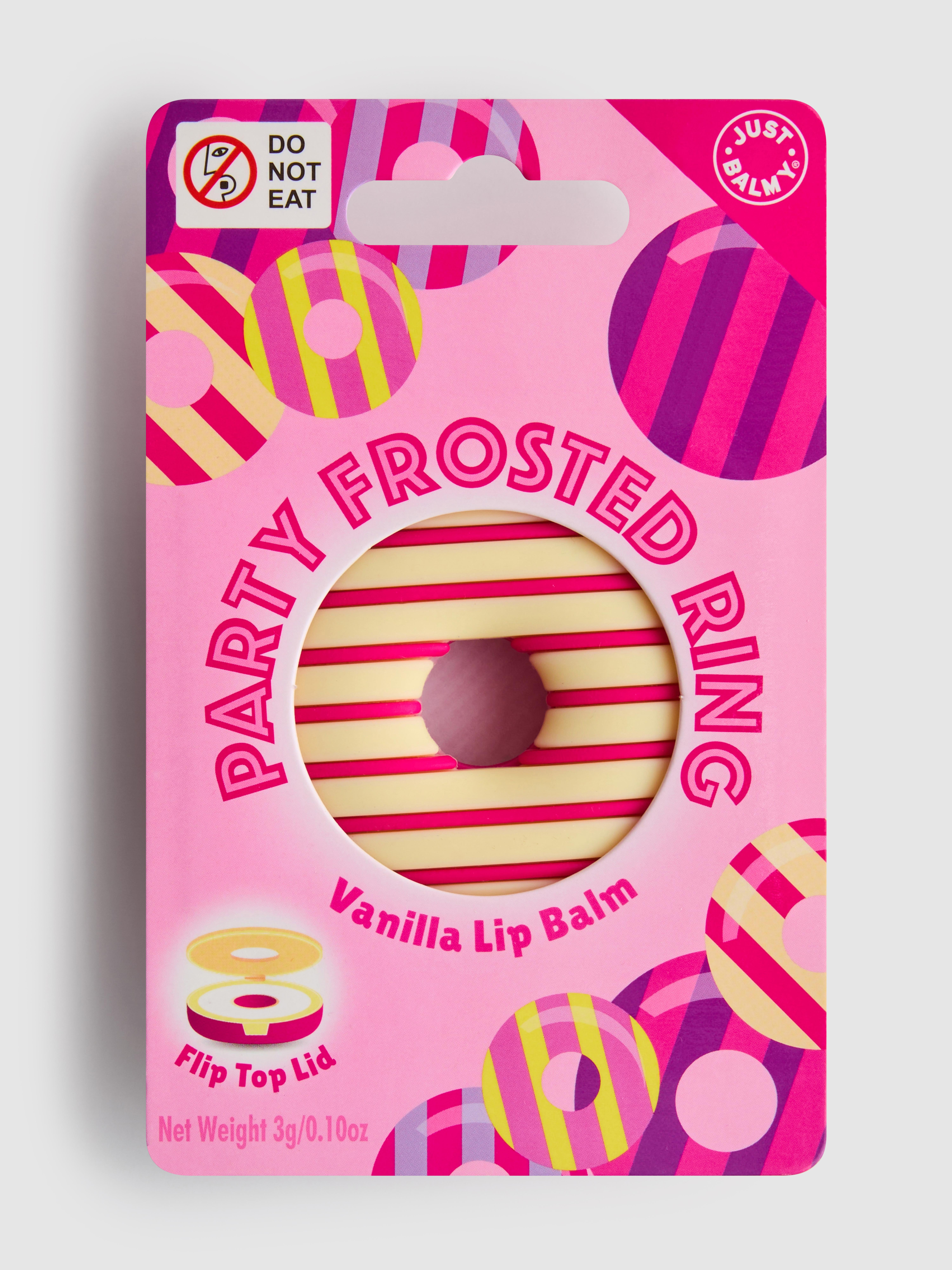 Csíkos fánk ajakbalzsam