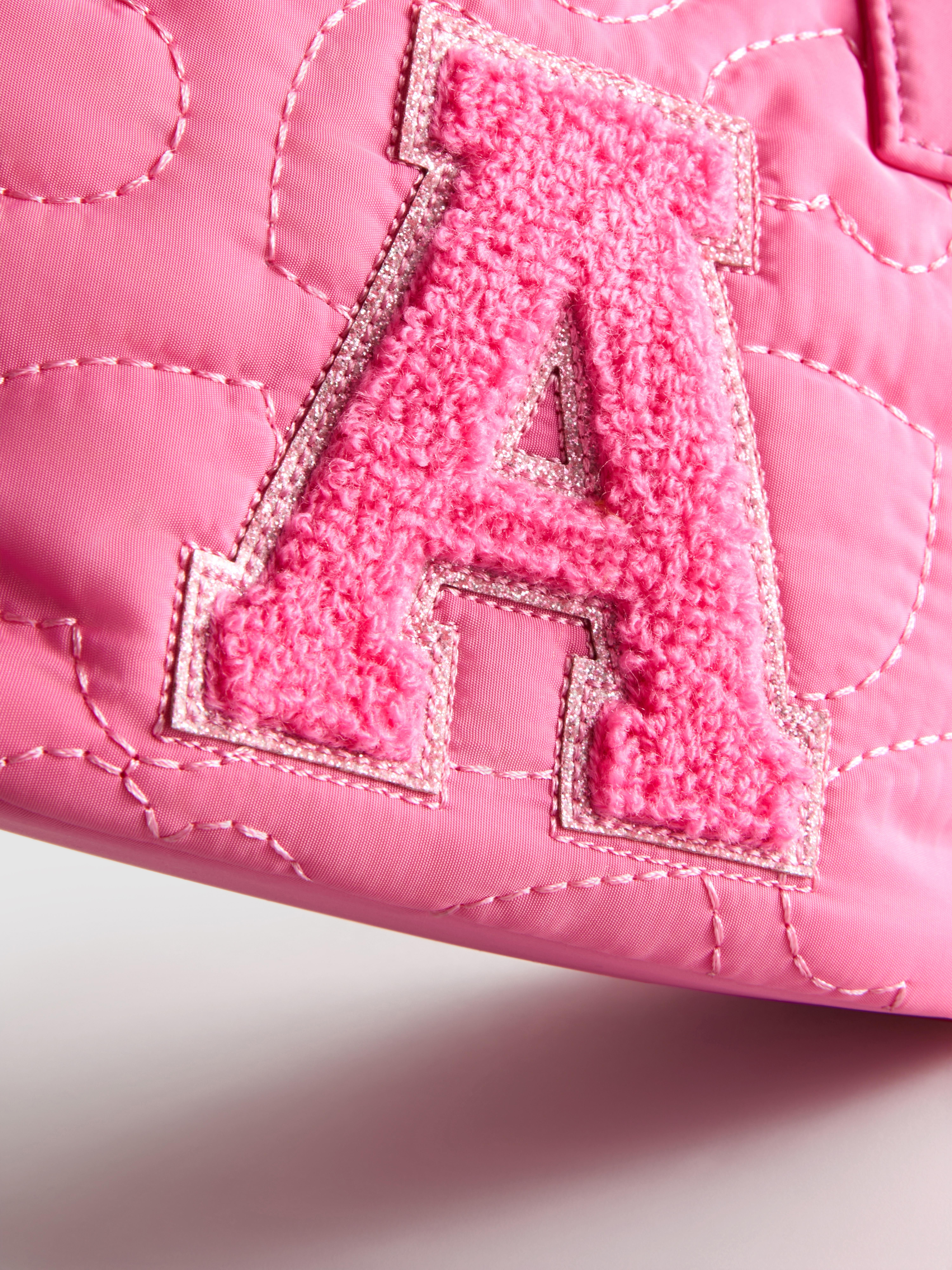 Initial Quilted Mini Bag