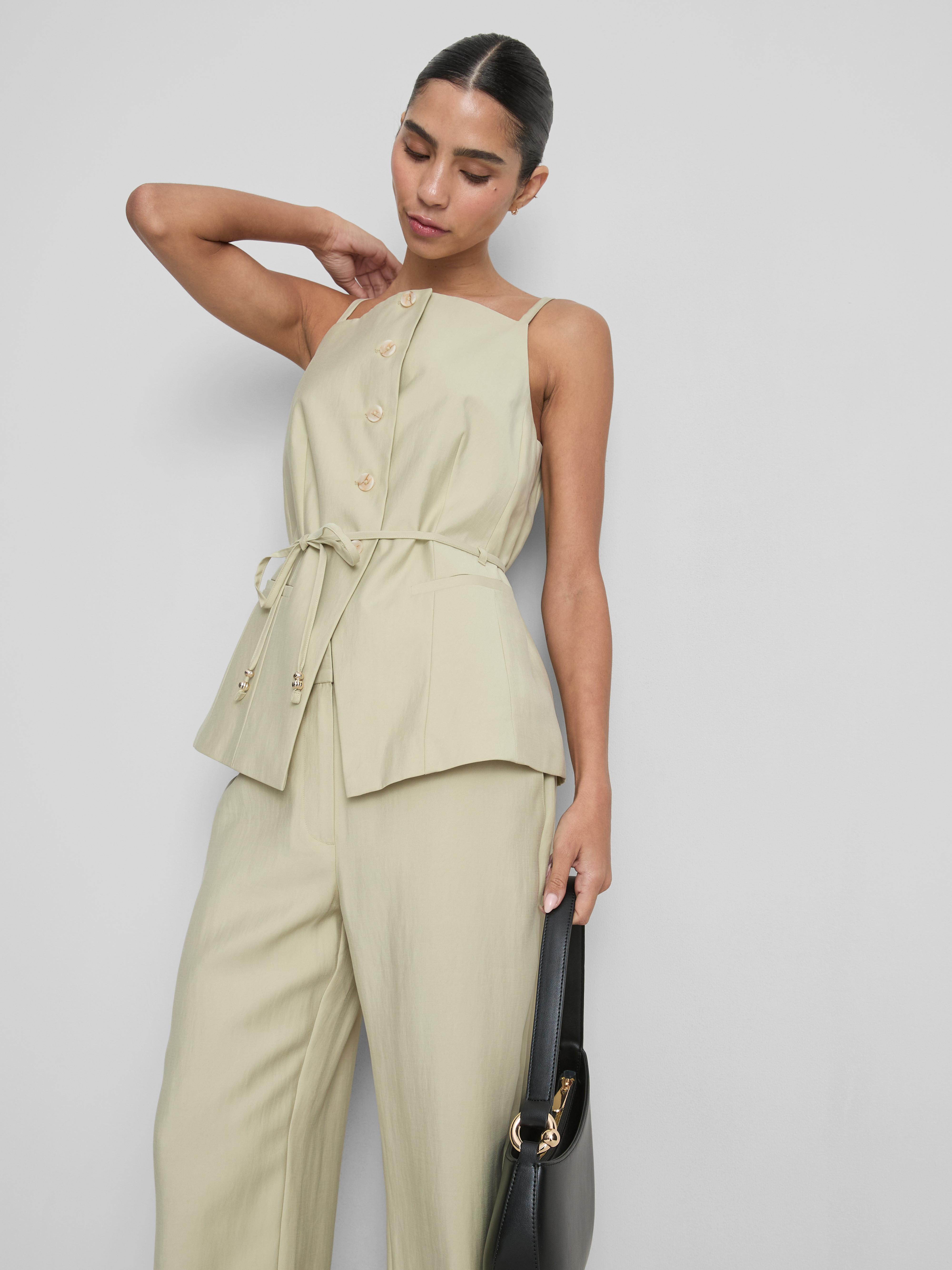 By Coleen Square Neck Waistcoat