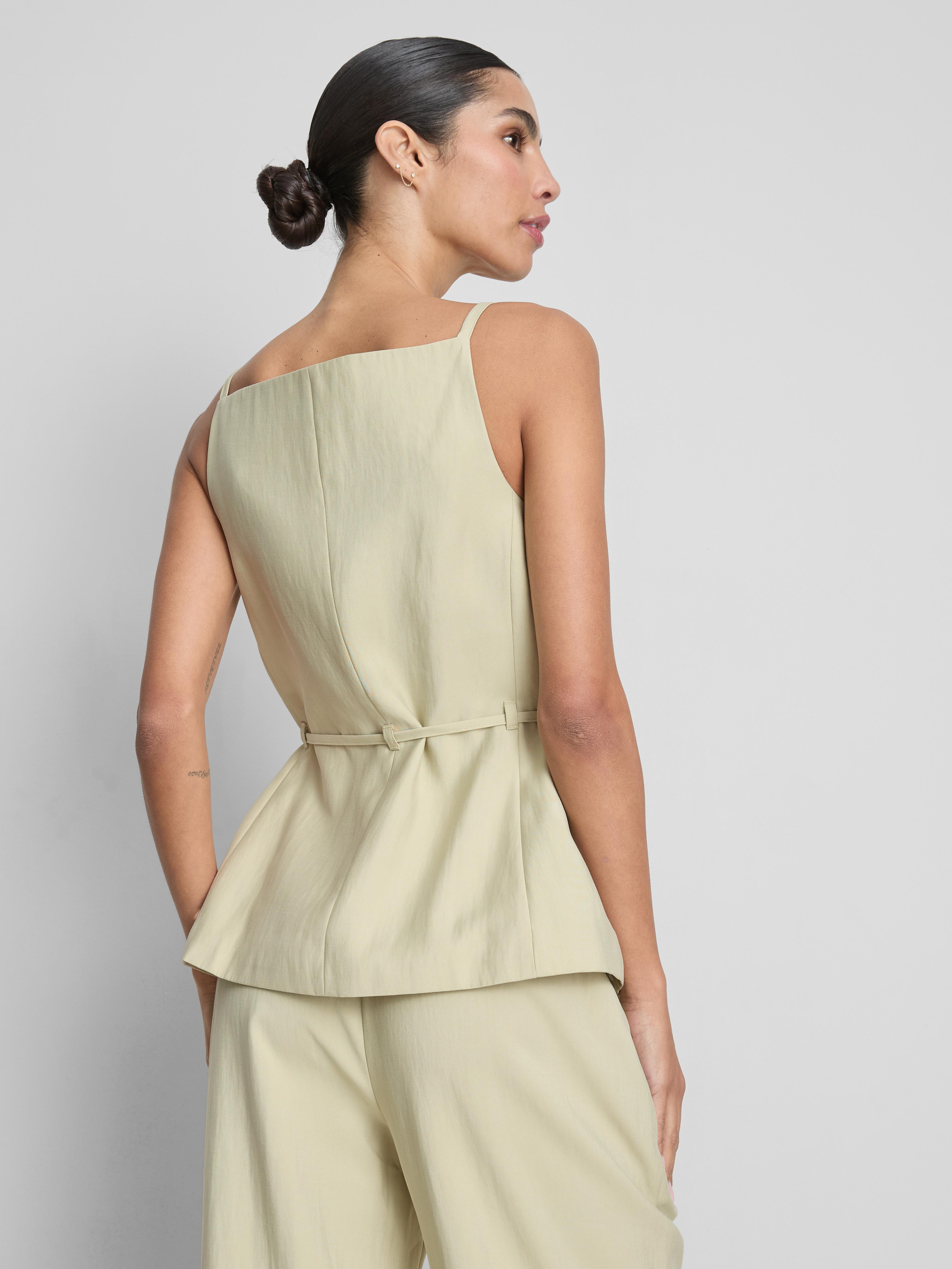 By Coleen Square Neck Waistcoat