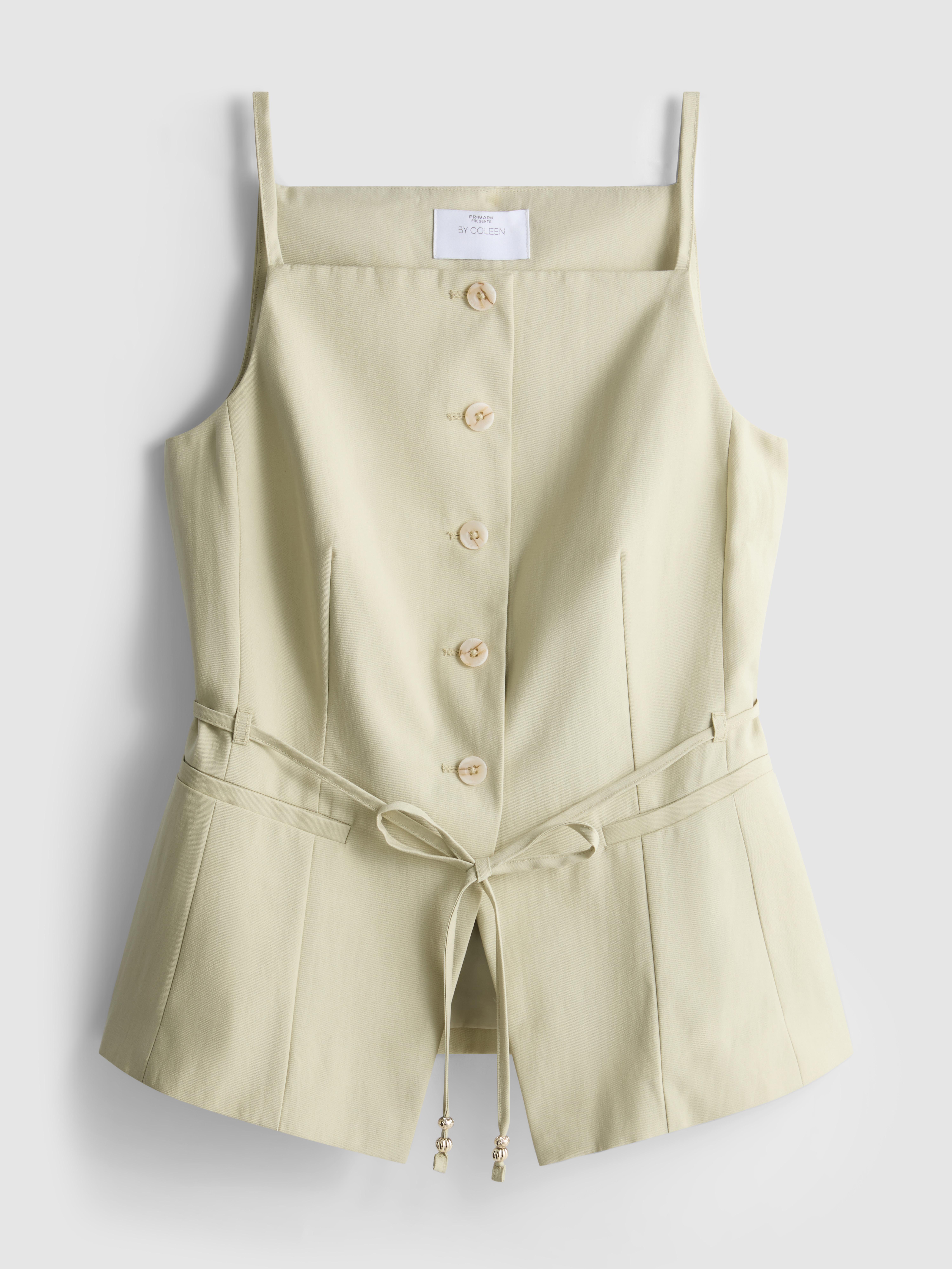 By Coleen Square Neck Waistcoat