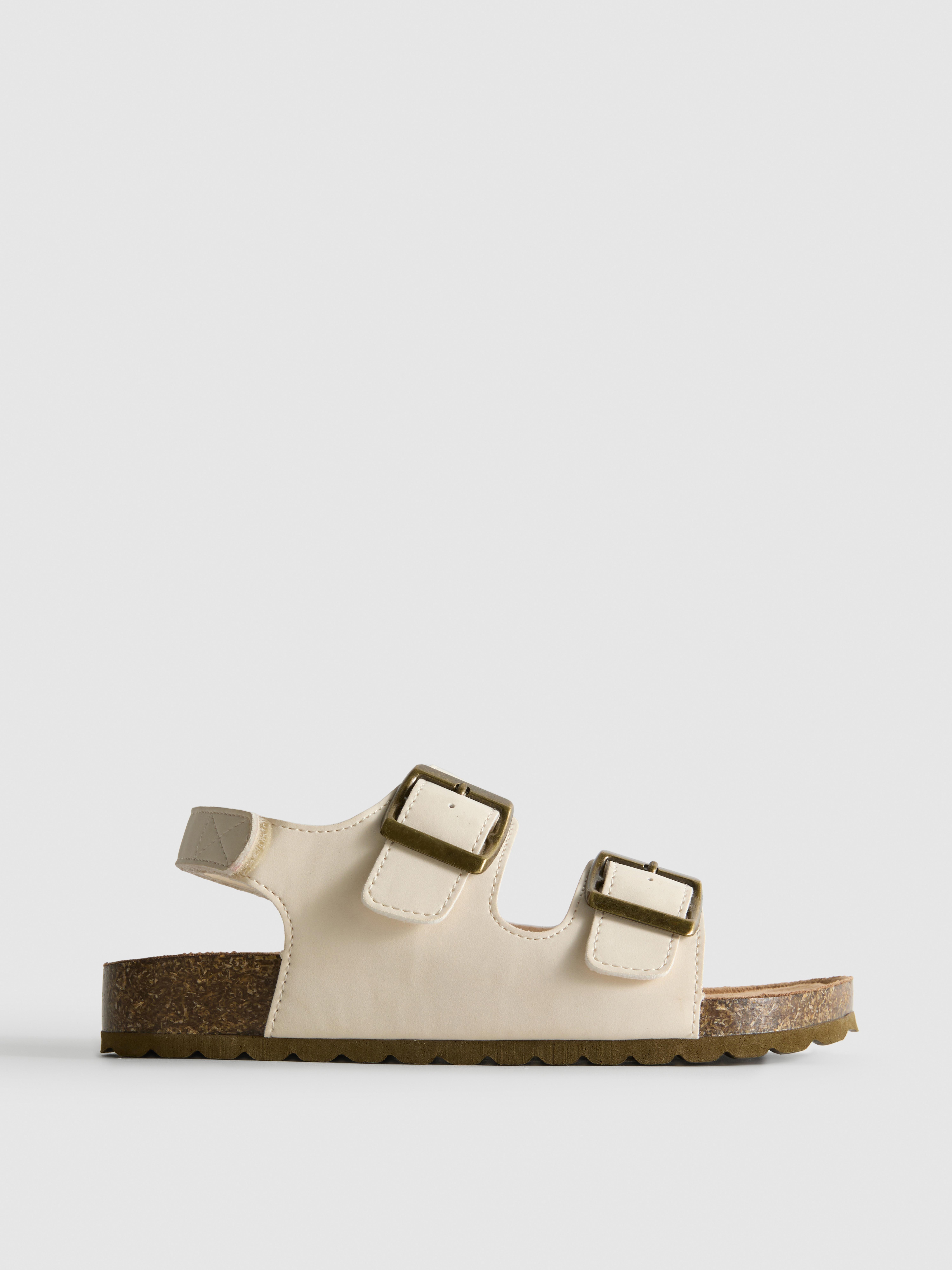 Sandalen met twee gespbanden