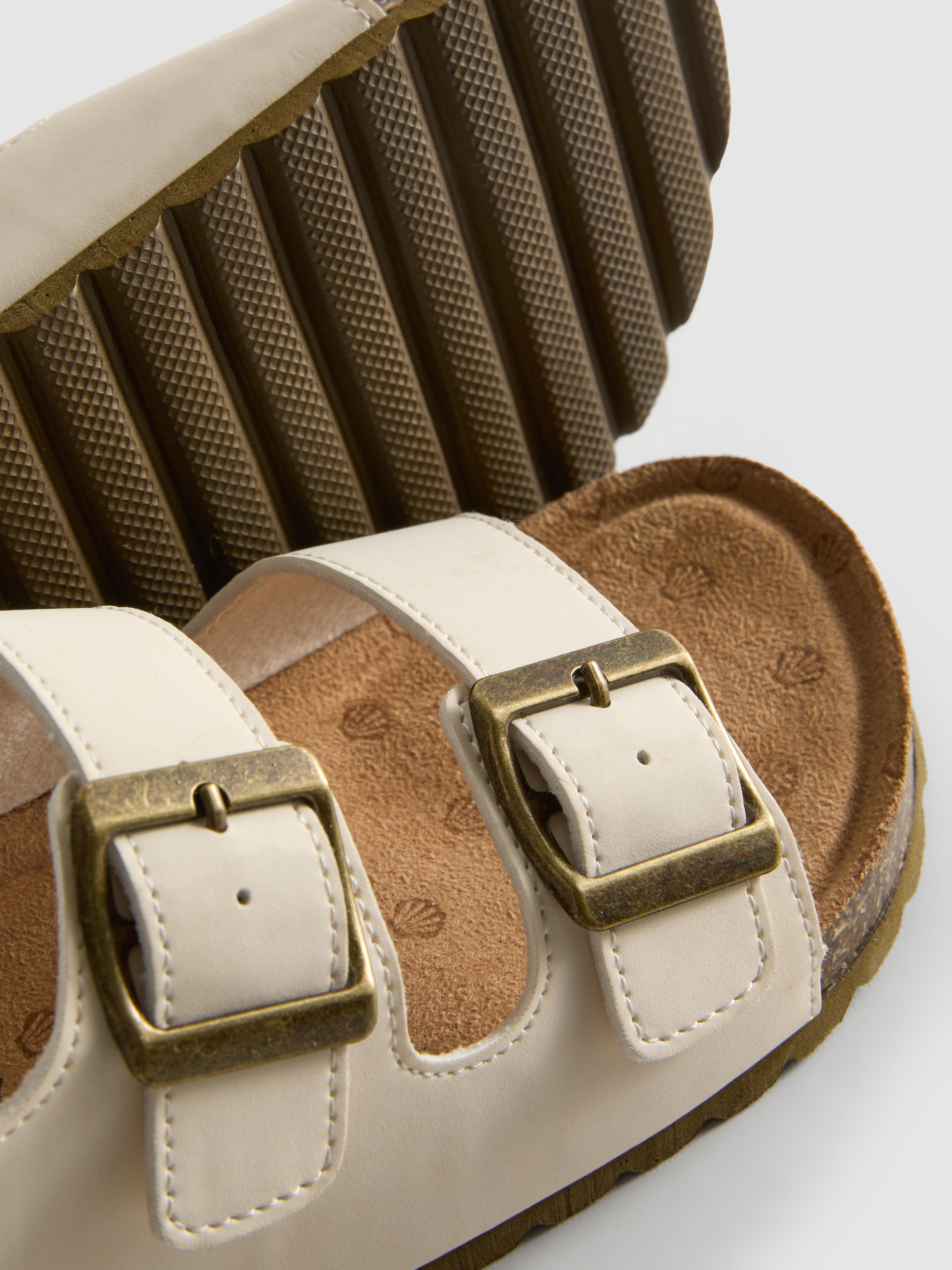 Double Buckle Strap Sandals