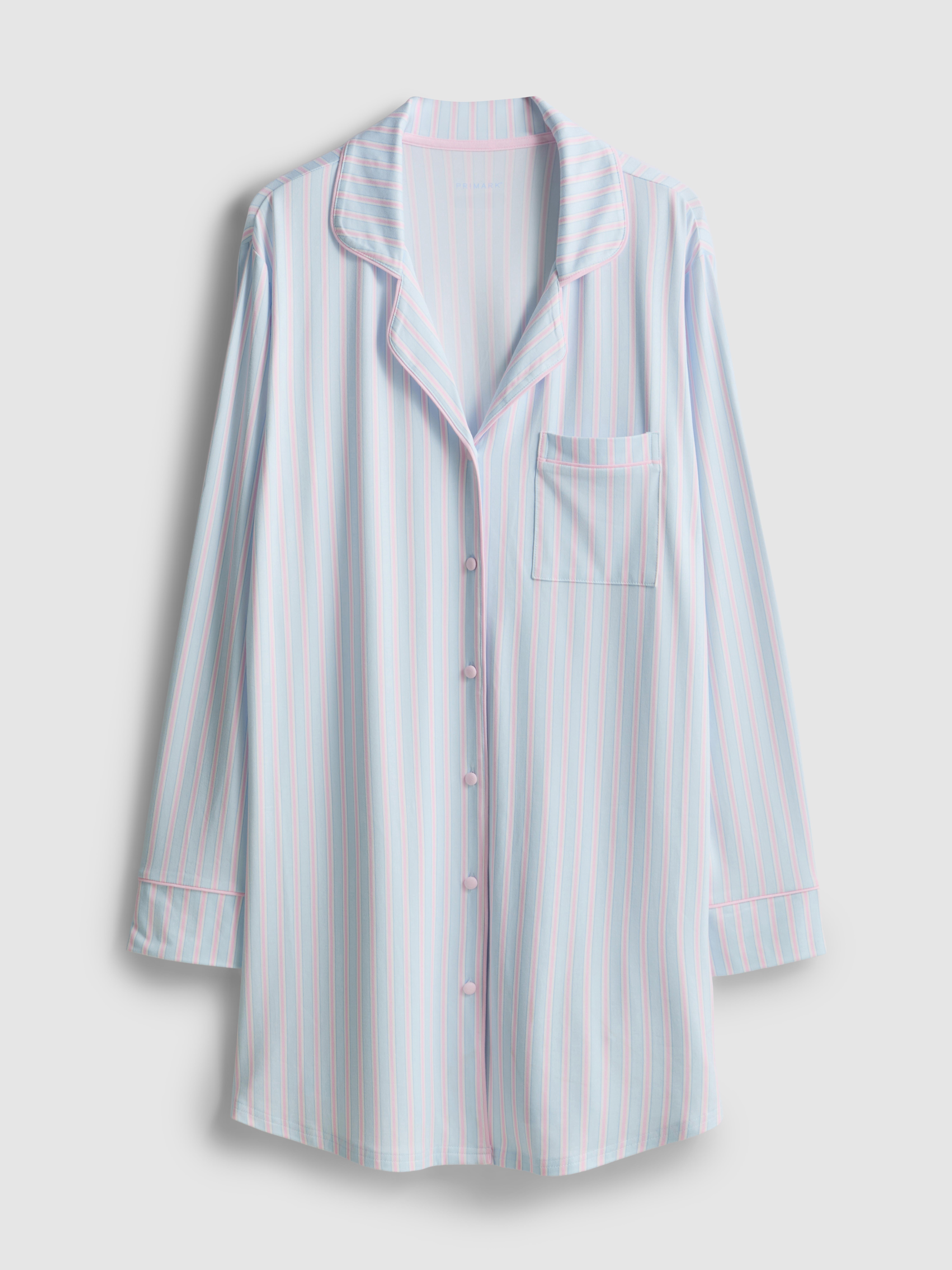 Striped Oversized Boyfriend Nightshirt
