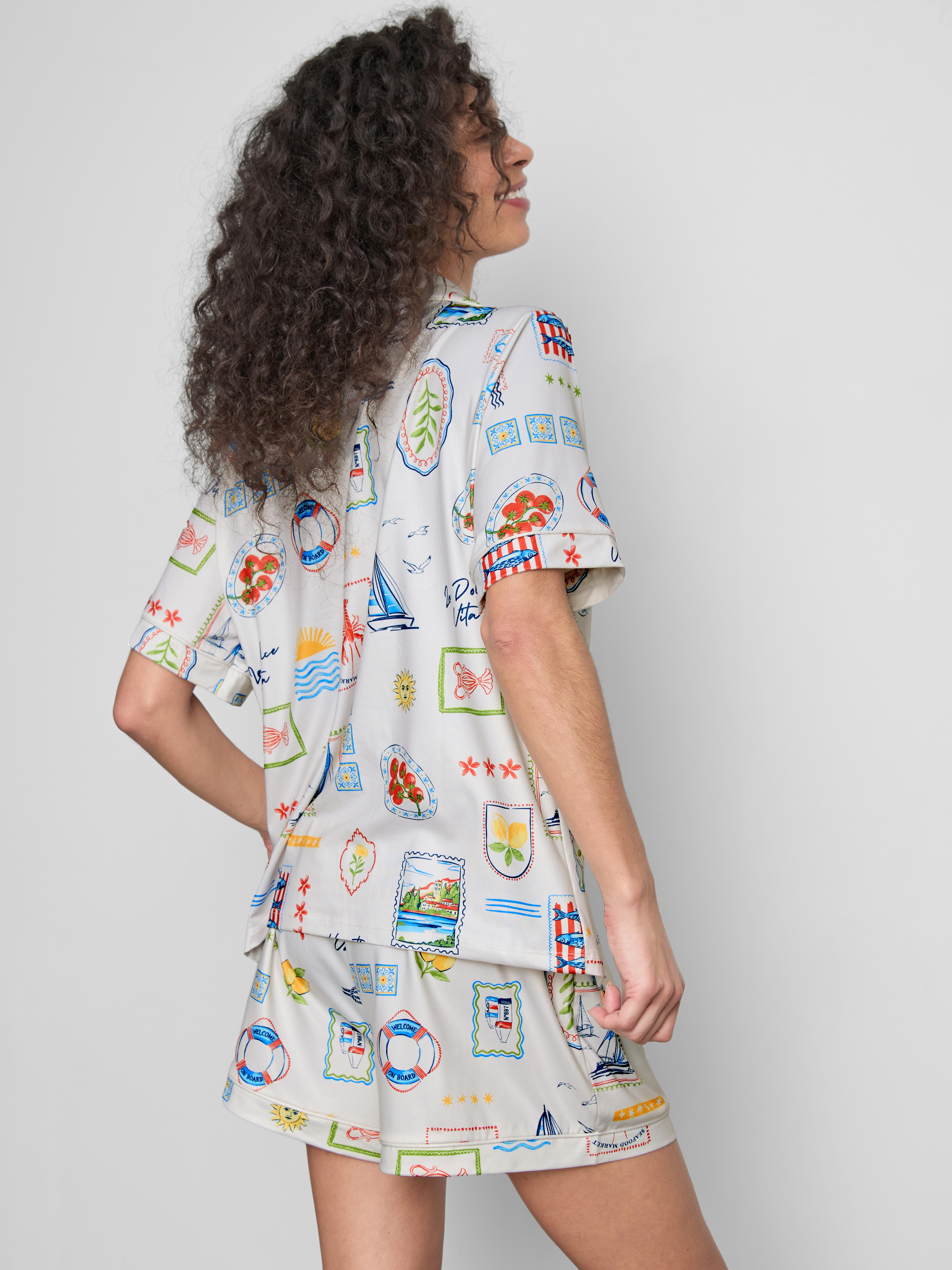 Boyfriend Shorty Pajamas