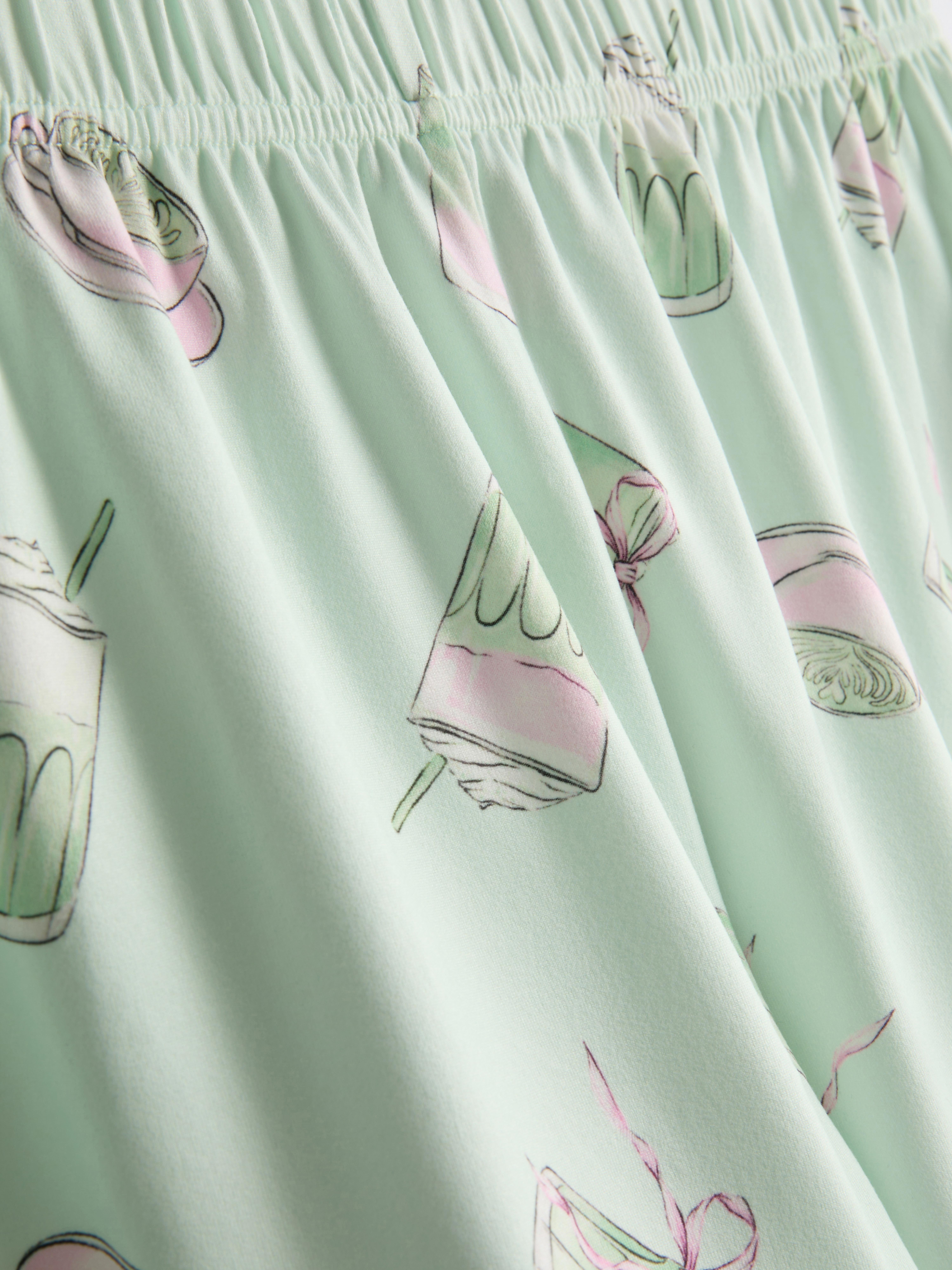 Matcha Boyfriend Shorty Pyjamas