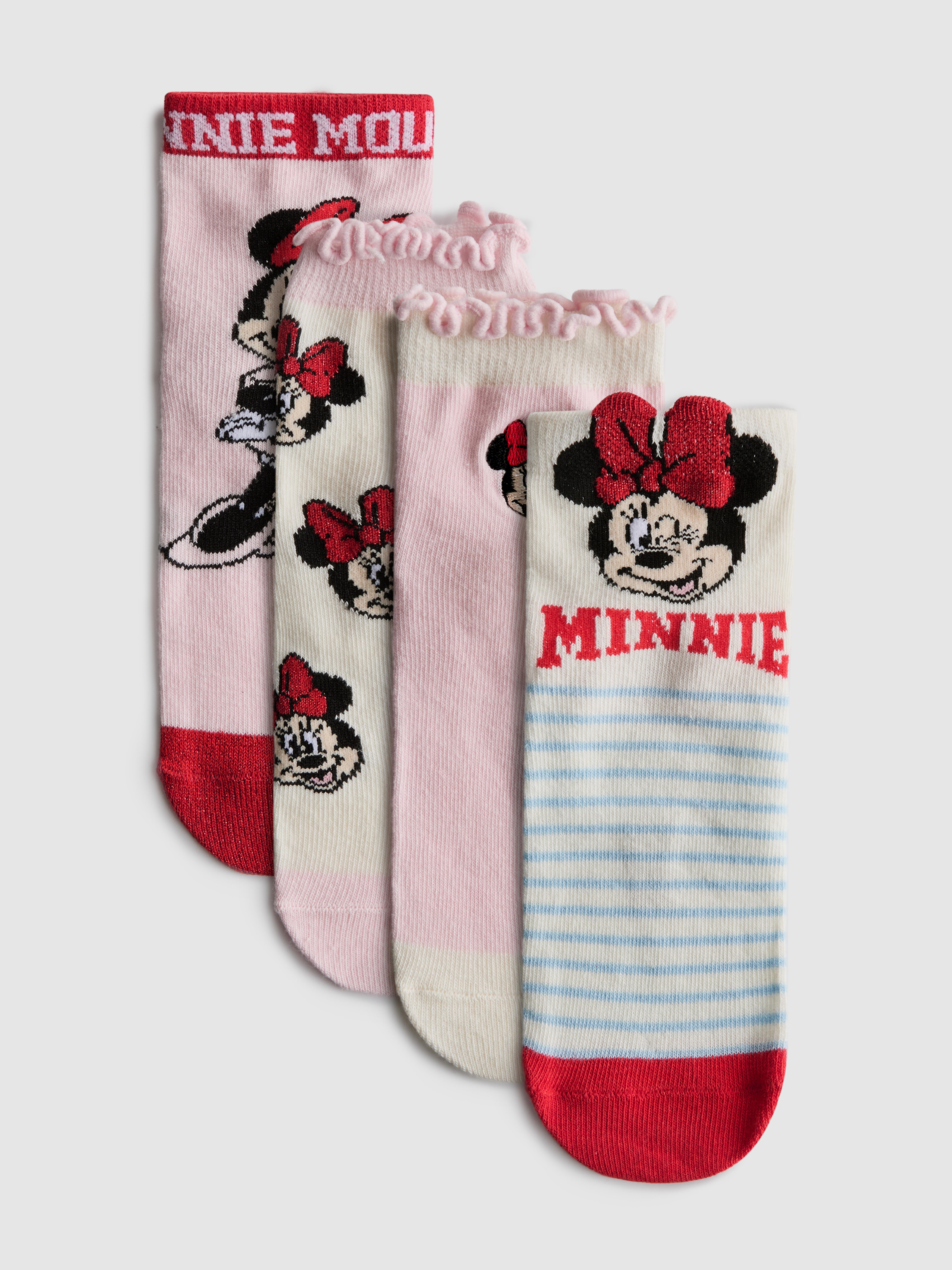 Lot de 4 paires de chaussettes Disney Minnie Mouse