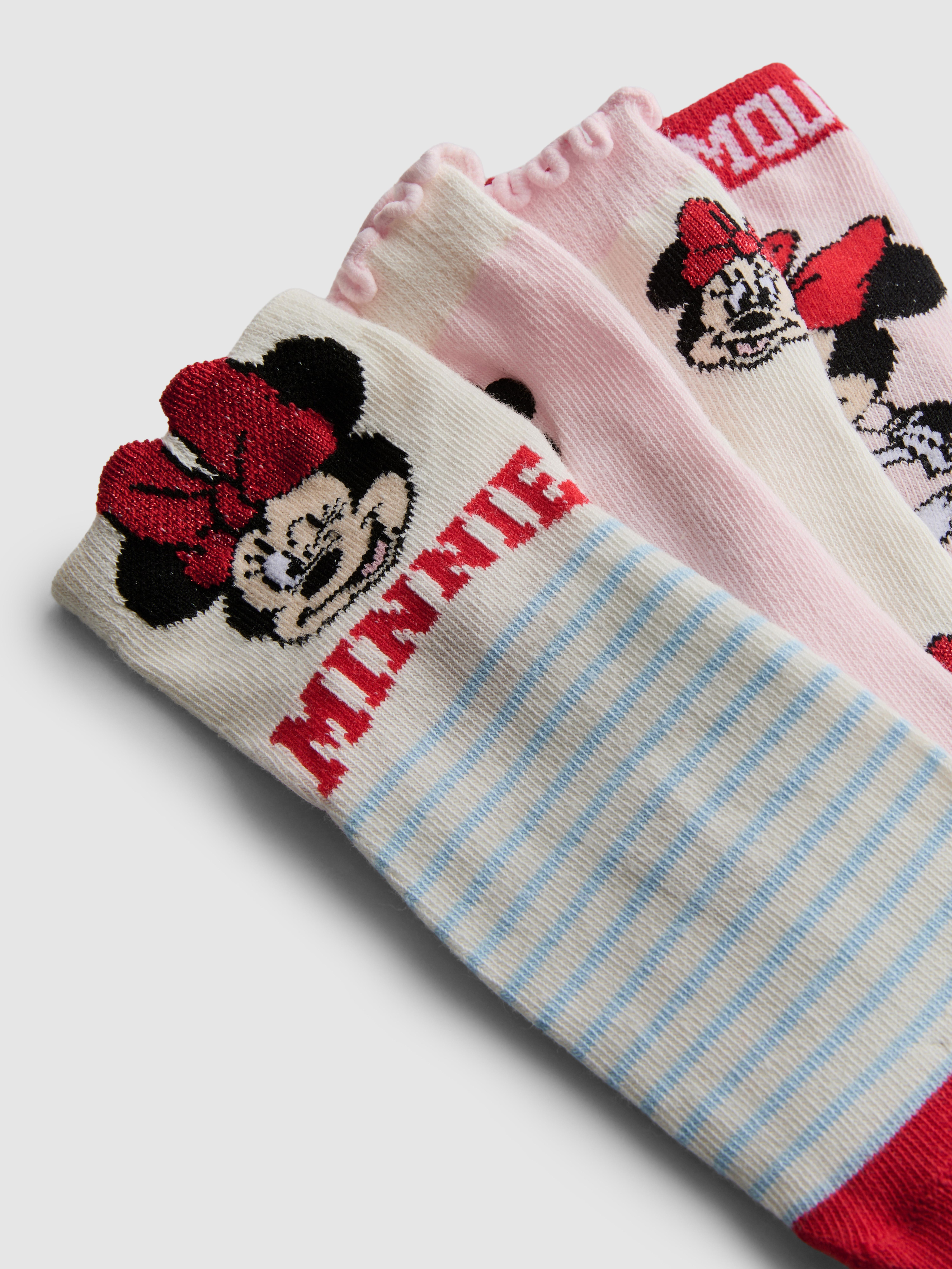 4pk Disney’s Minnie Mouse Quarter Socks