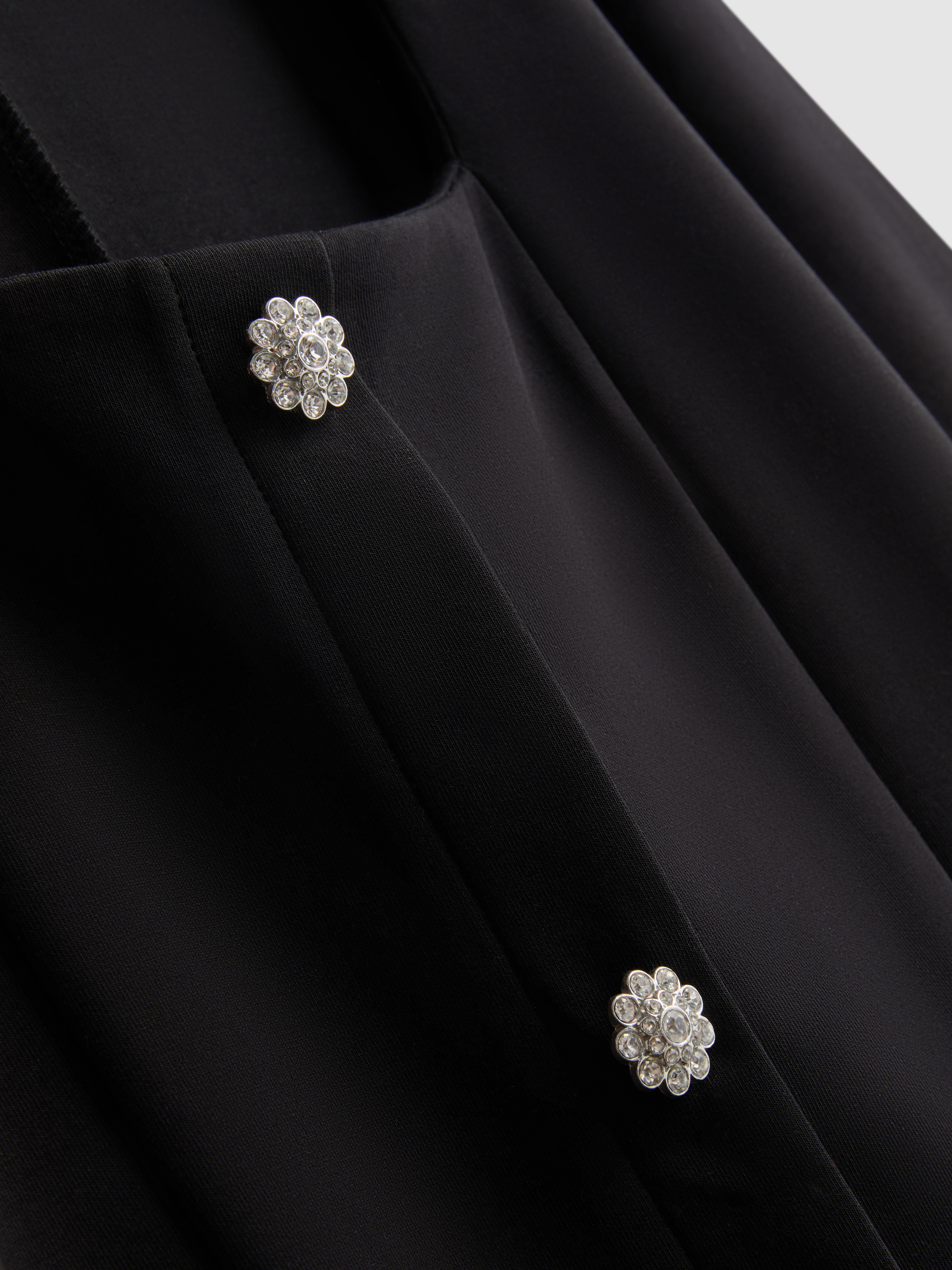 Long Sleeve Button Through Mini Dress