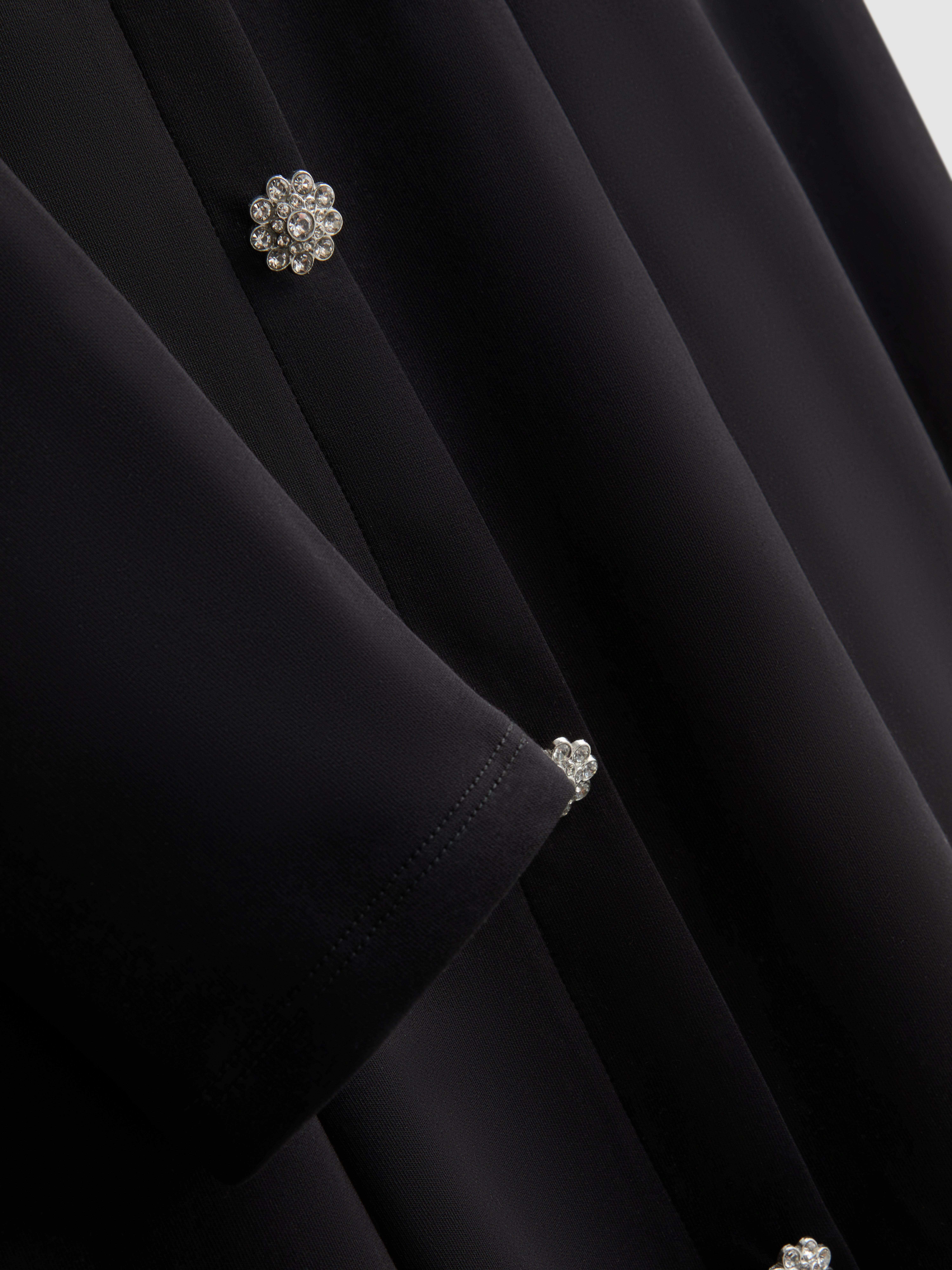 Long Sleeve Button Through Mini Dress