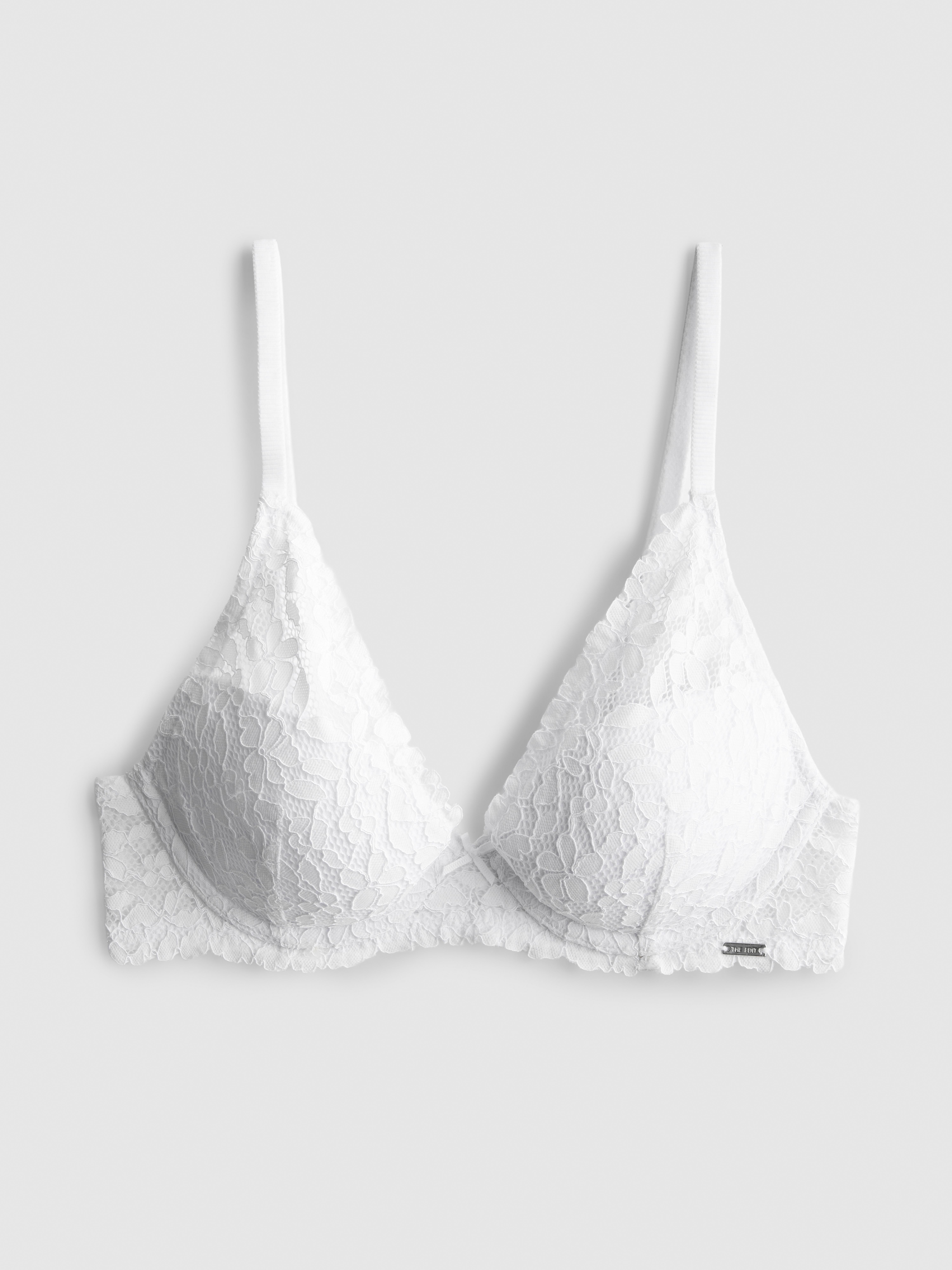 The Edit High Apex Floral Lace Bra