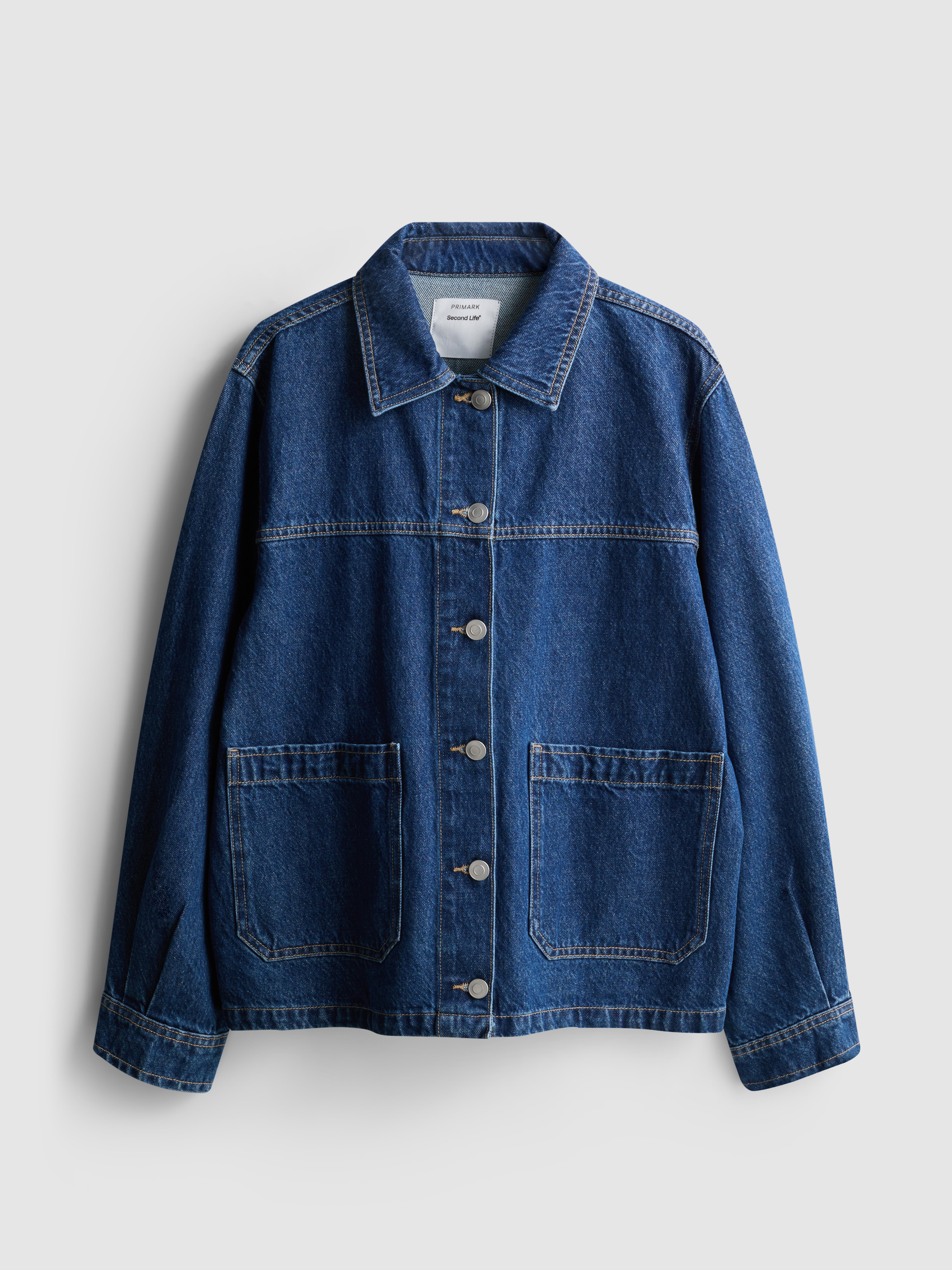 Denim Oversized Boyfriend Jacket