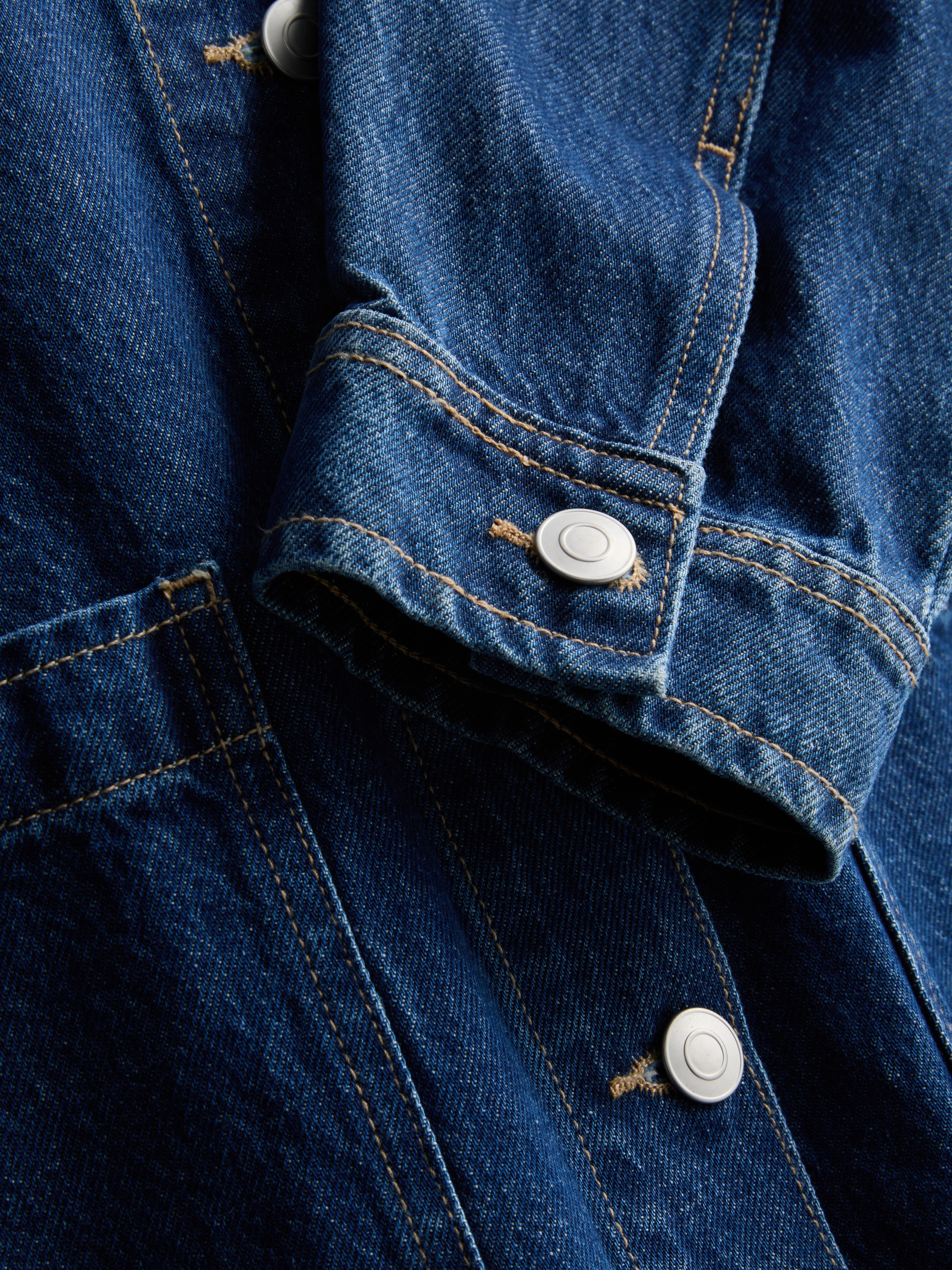 Denim Oversized Boyfriend Jacket