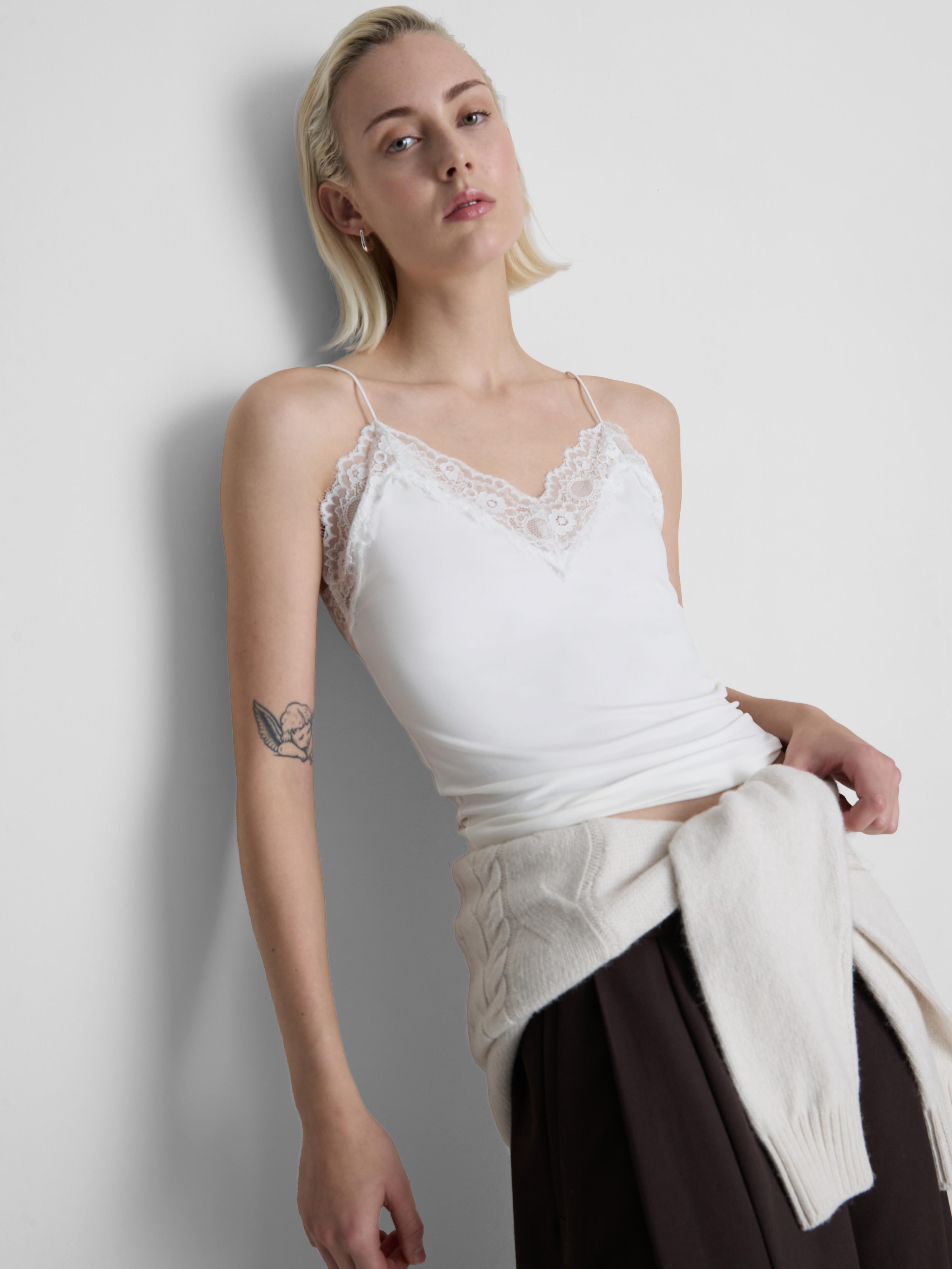 Lace Trim Cami Top