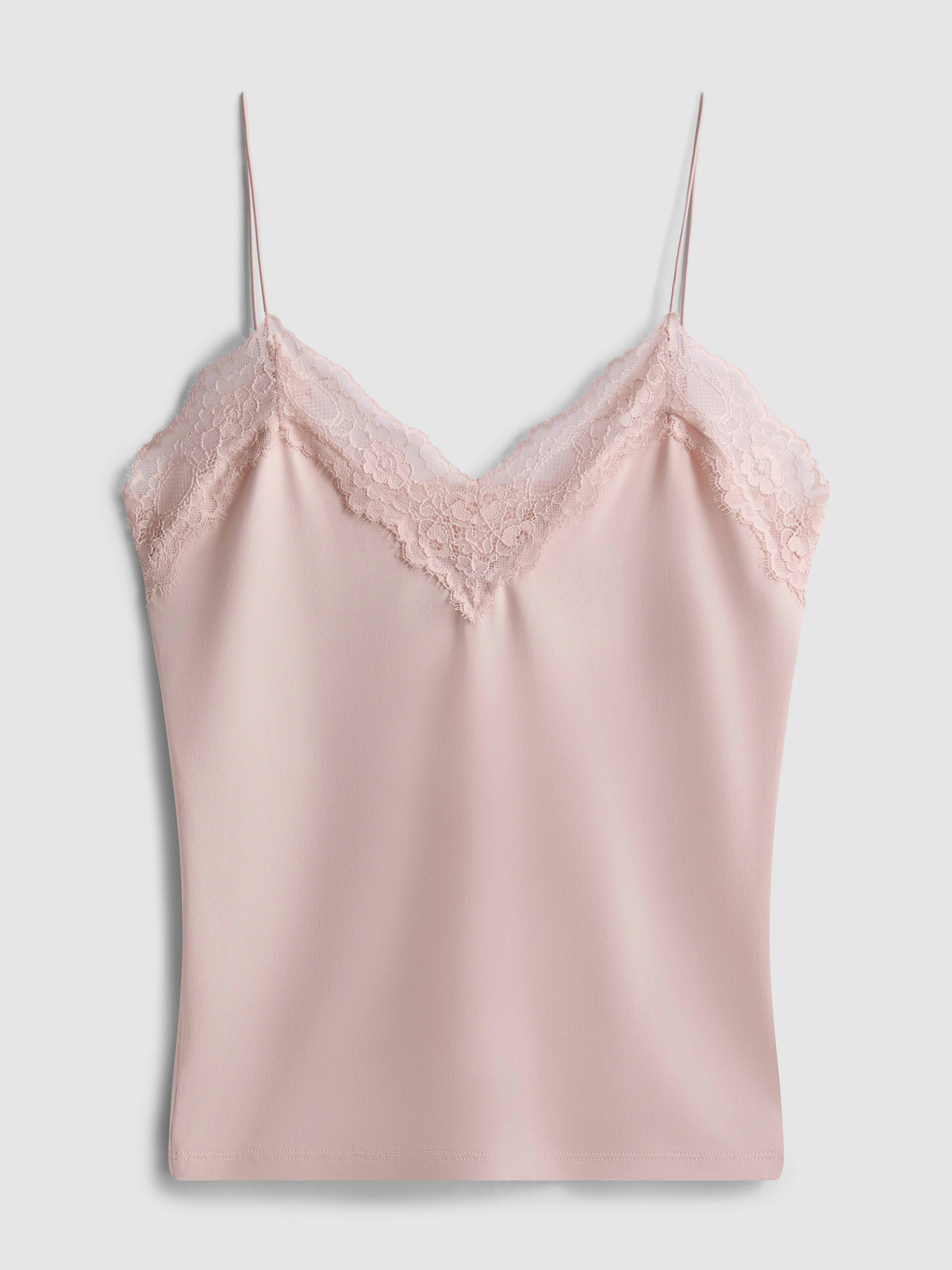 Lace Trim Cami Top