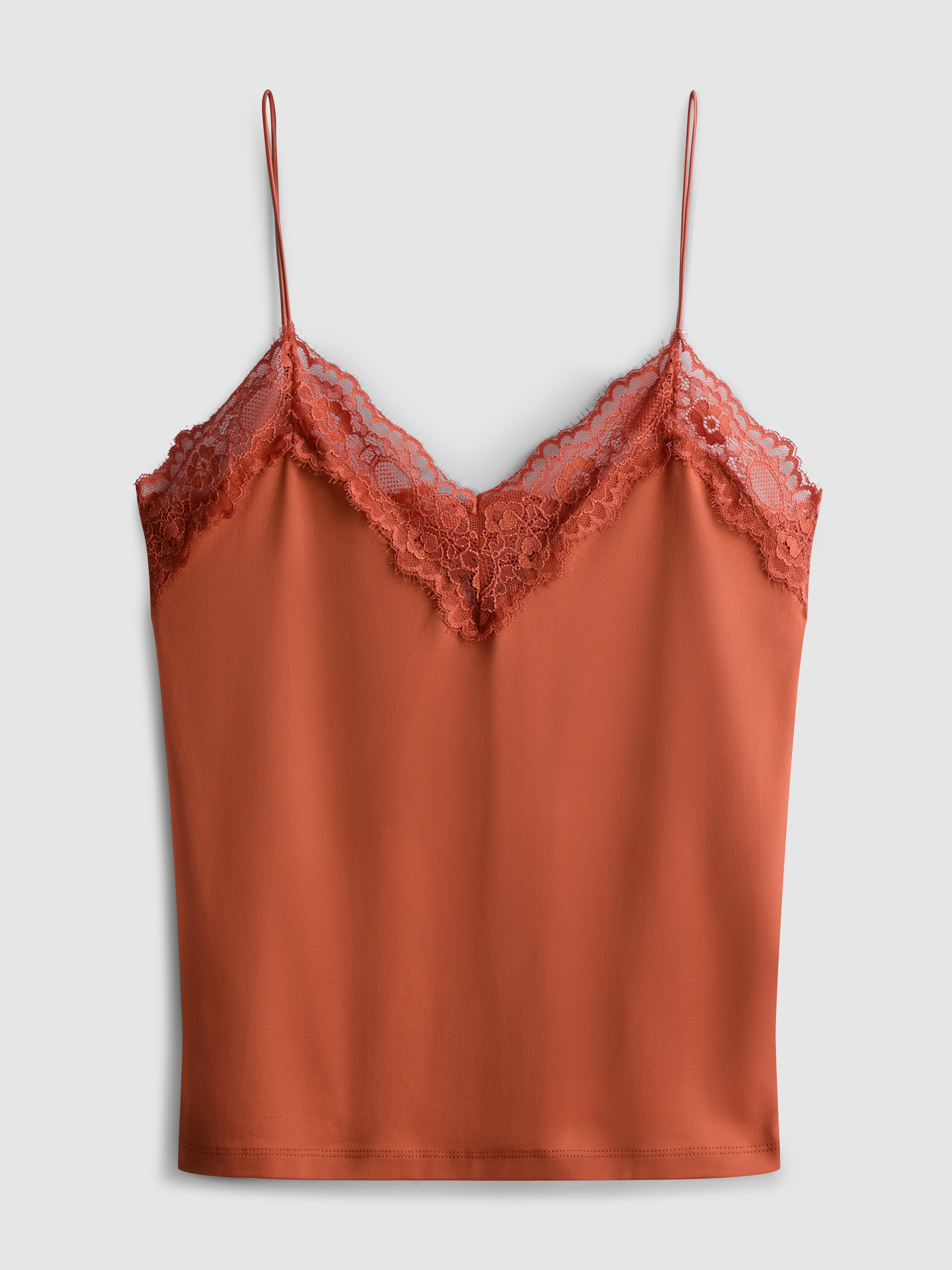 Lace Trim Cami Top