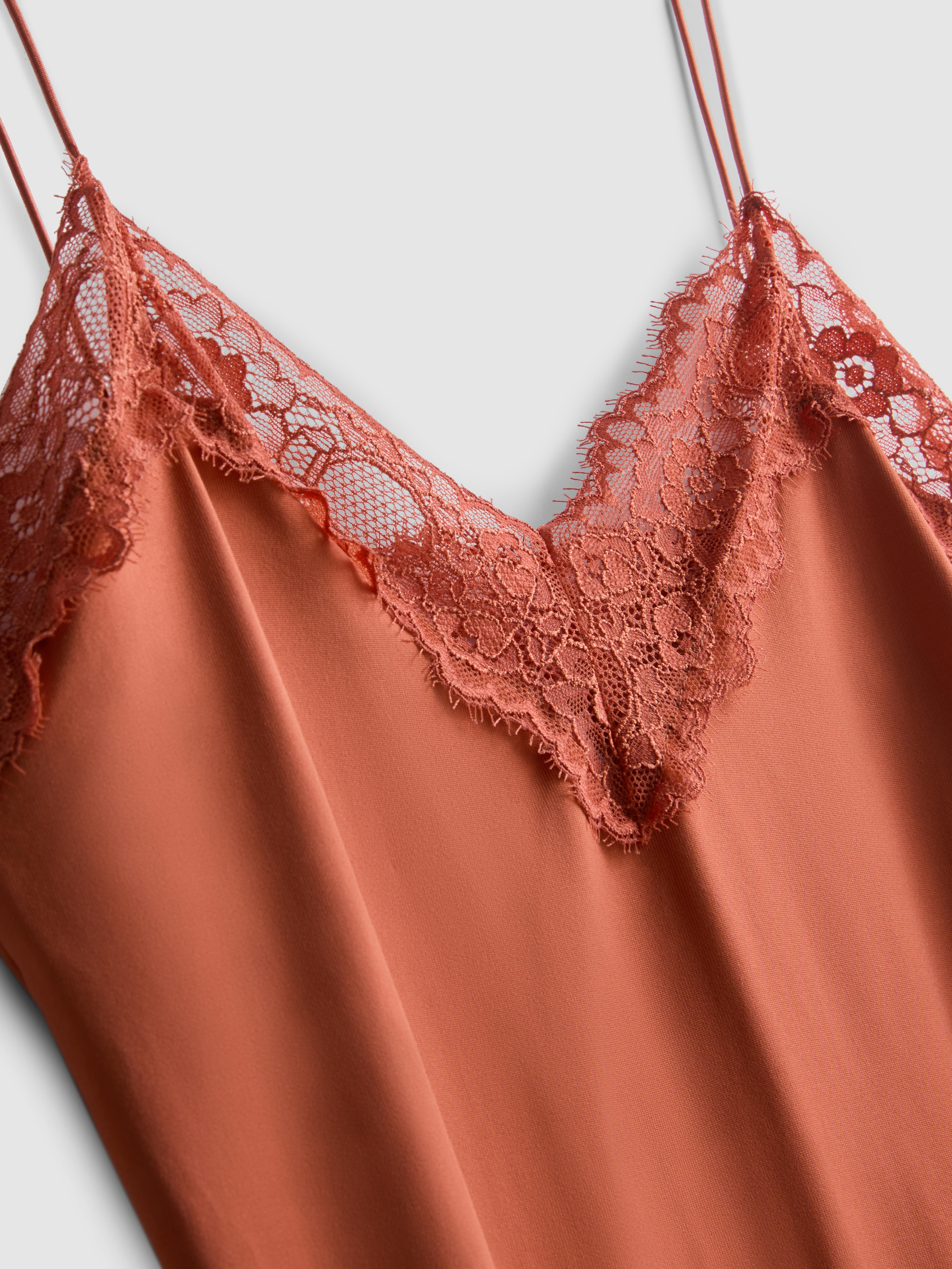 Lace Trim Cami Top