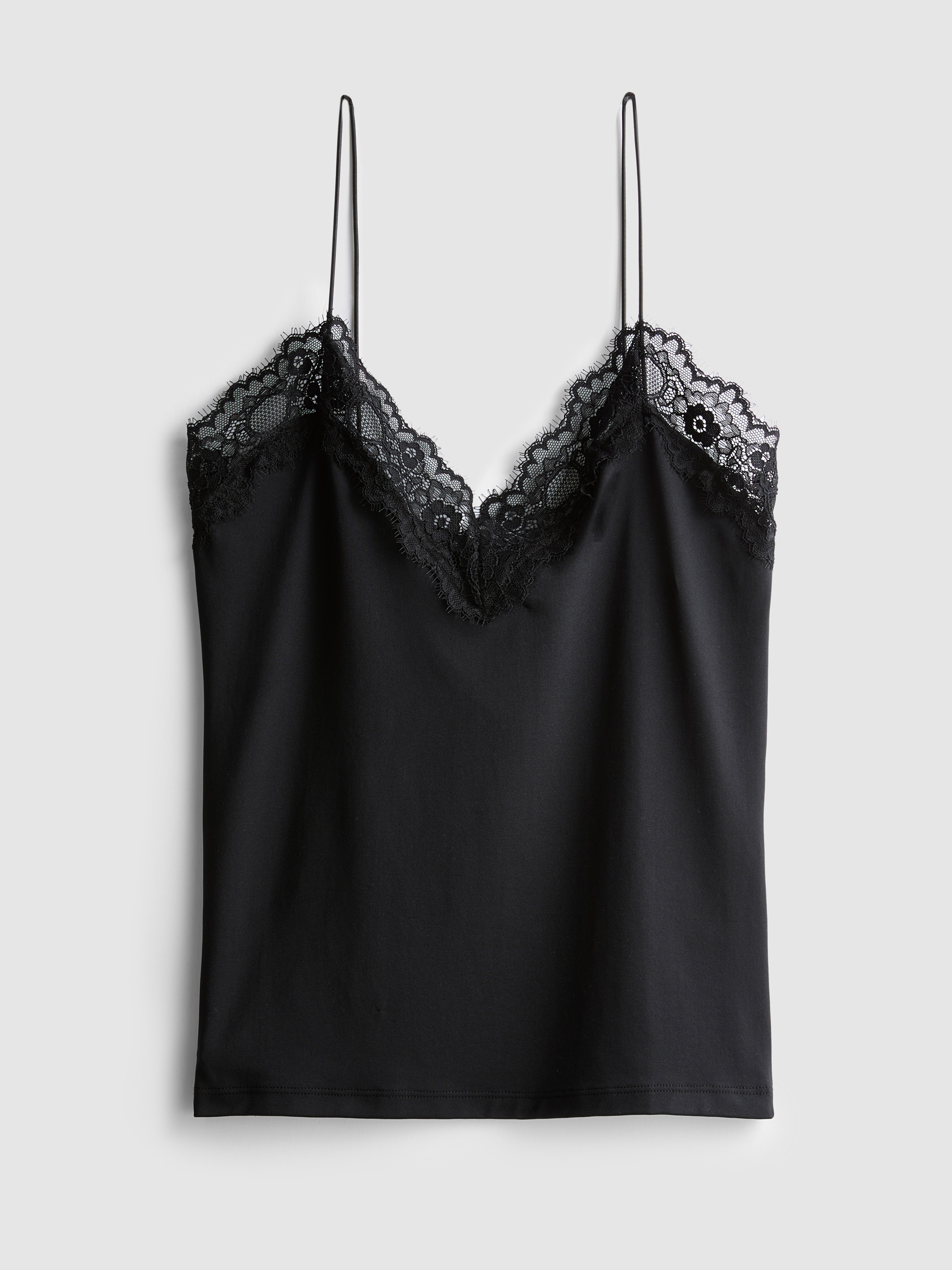 Lace Trim Cami Top