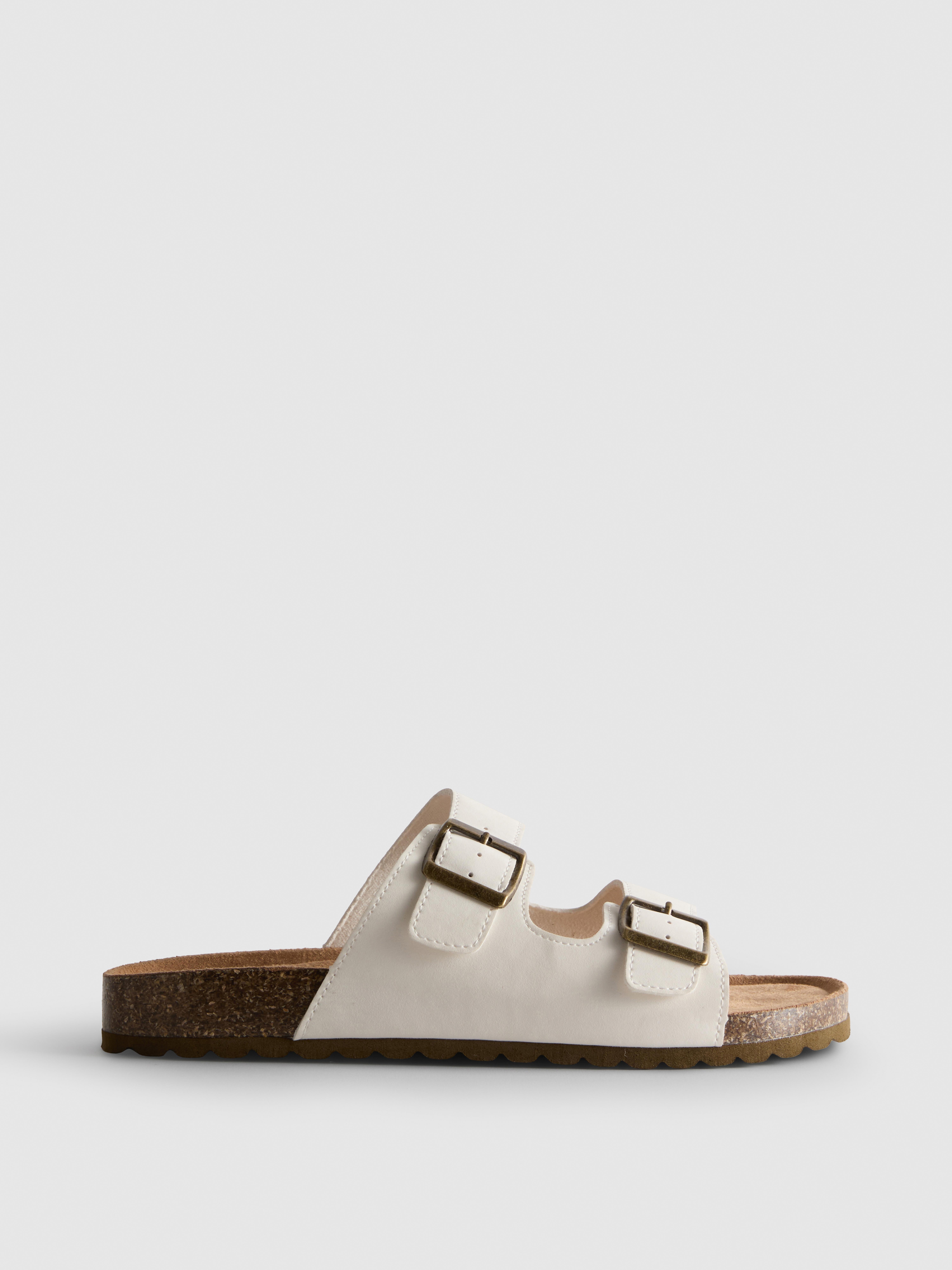Double Buckle Strap Sandals