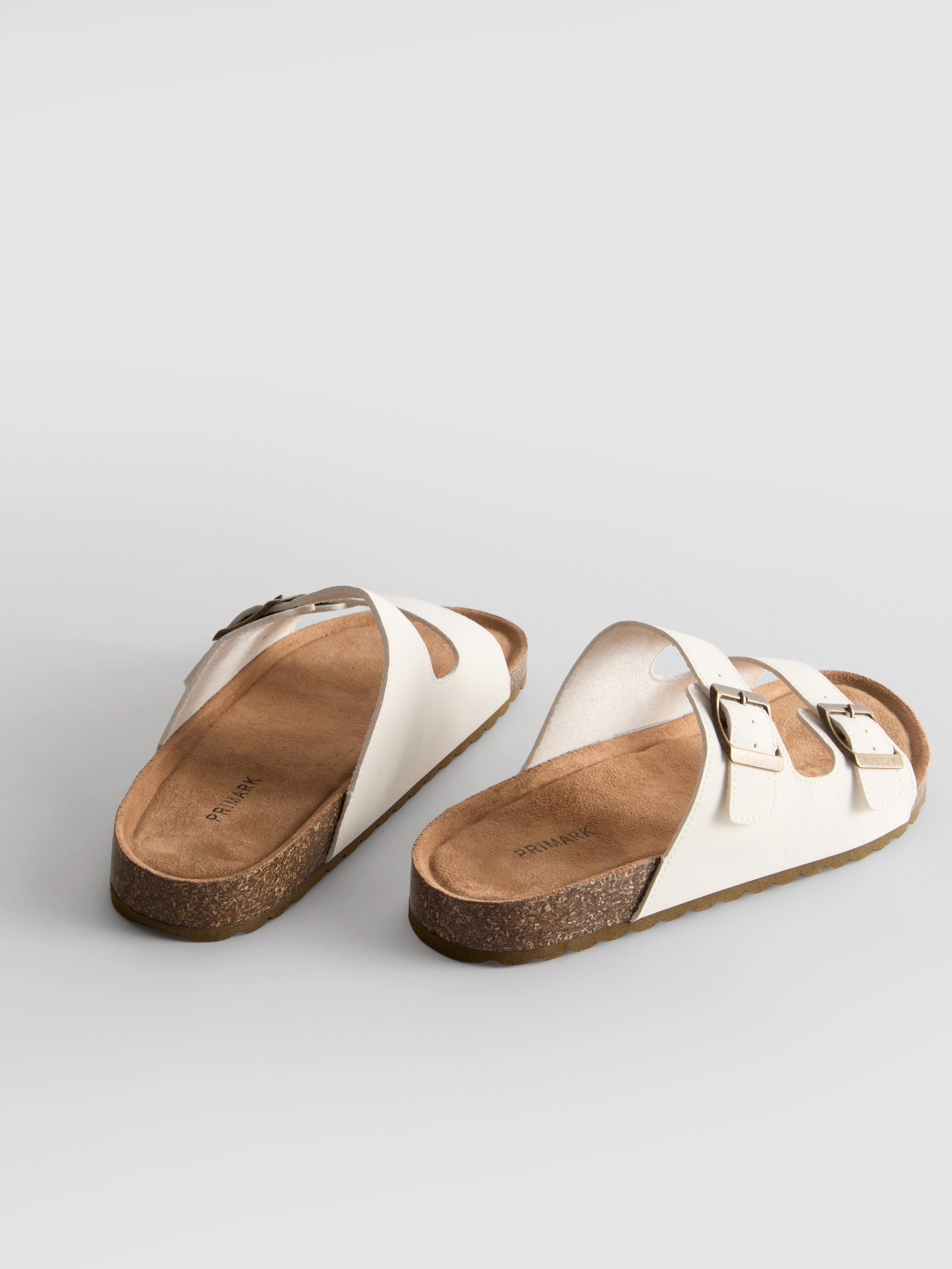 Double Buckle Strap Sandals