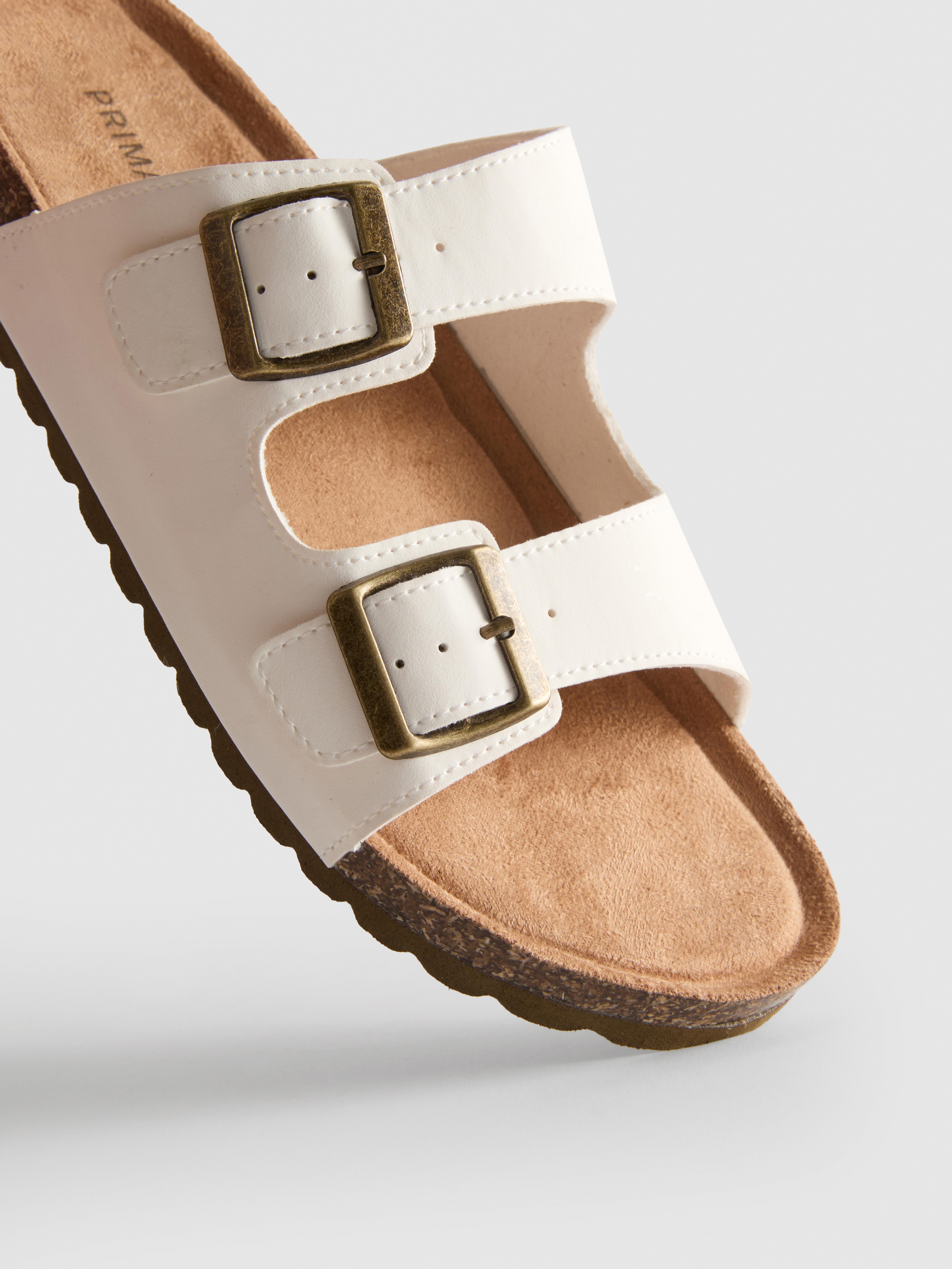 Double Buckle Strap Sandals