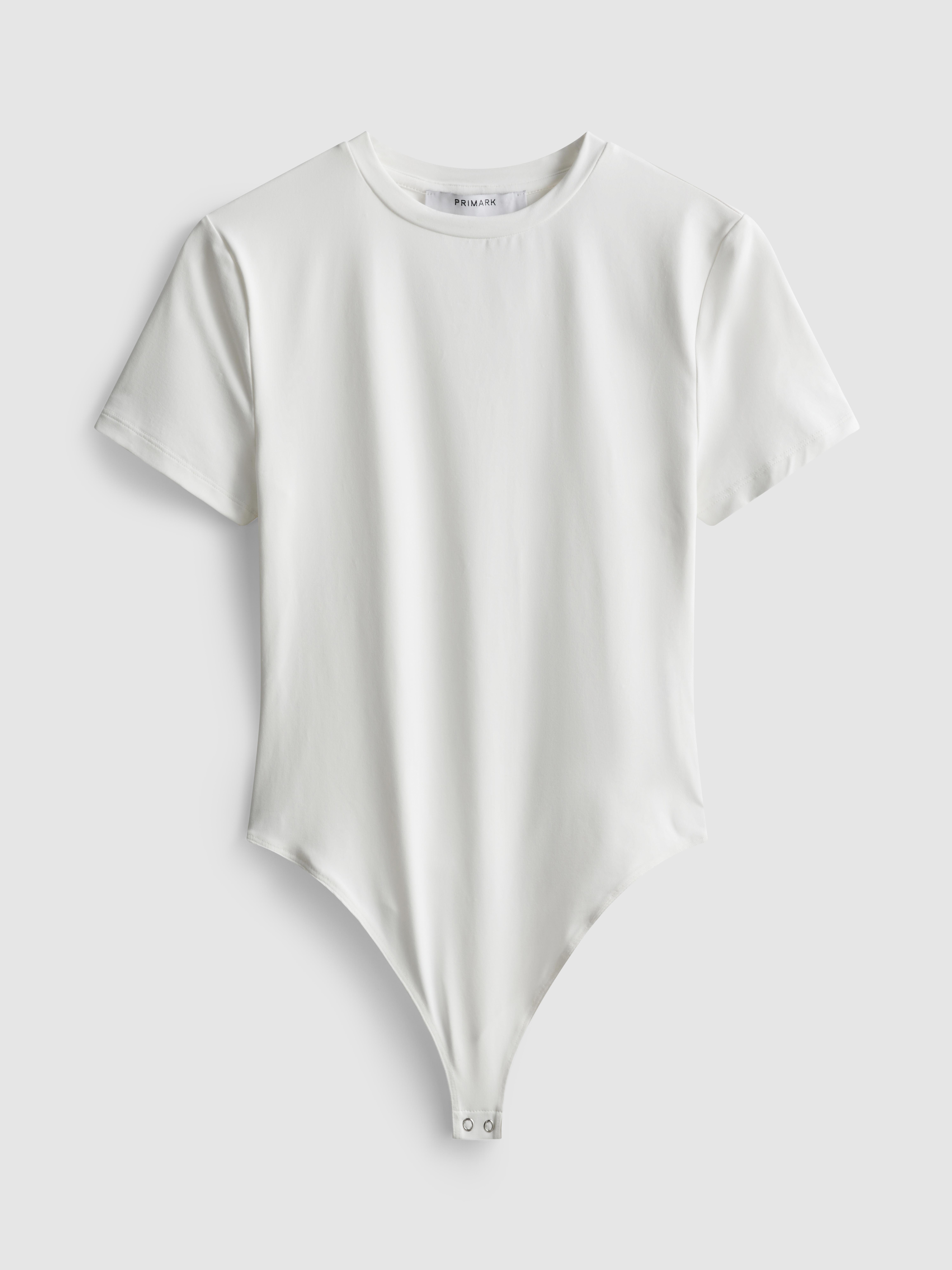 Form Fitting Short Sleeved T-Shirt Bodysuit