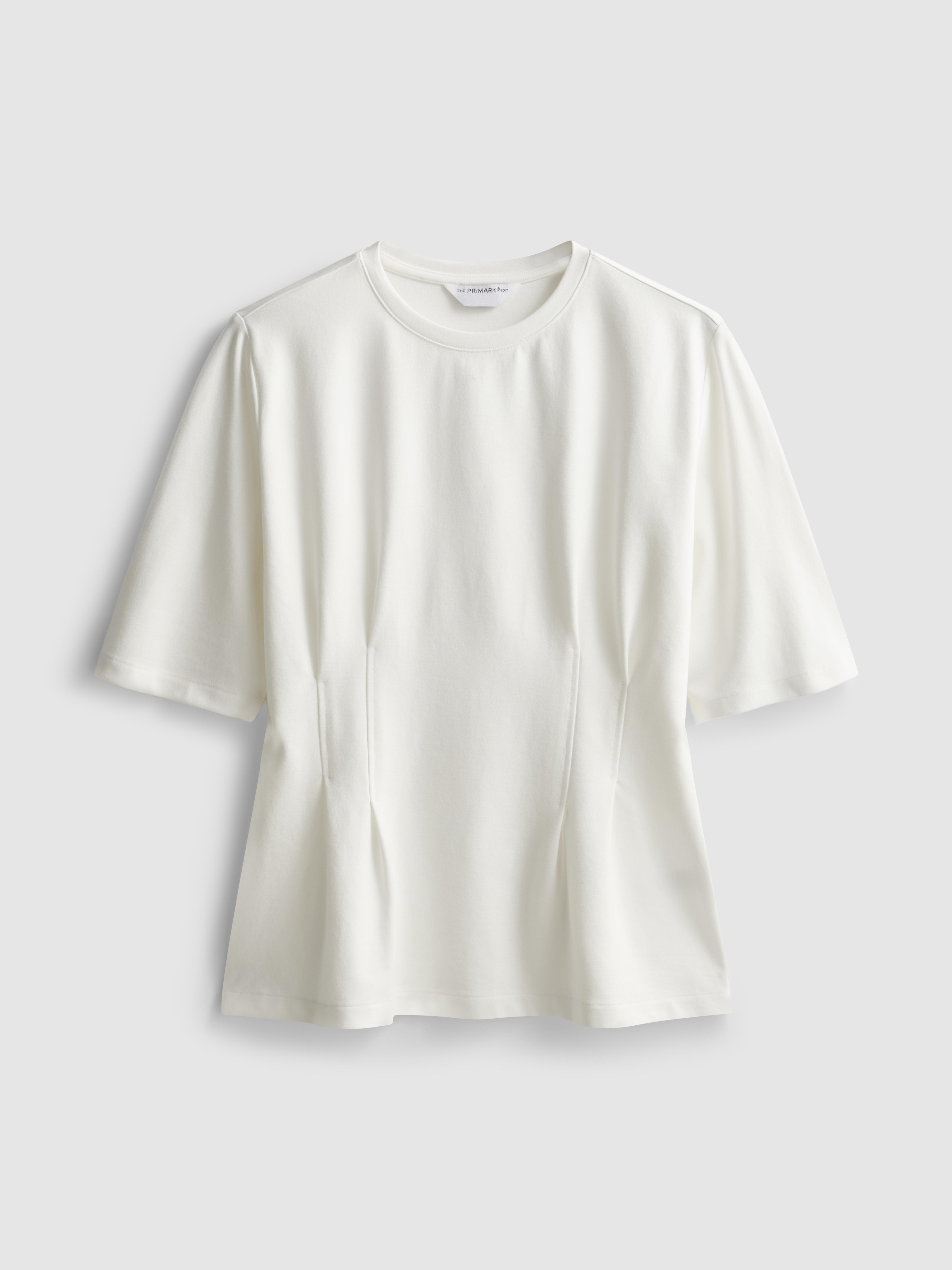 The Edit Sculpted Crew Neck Tee