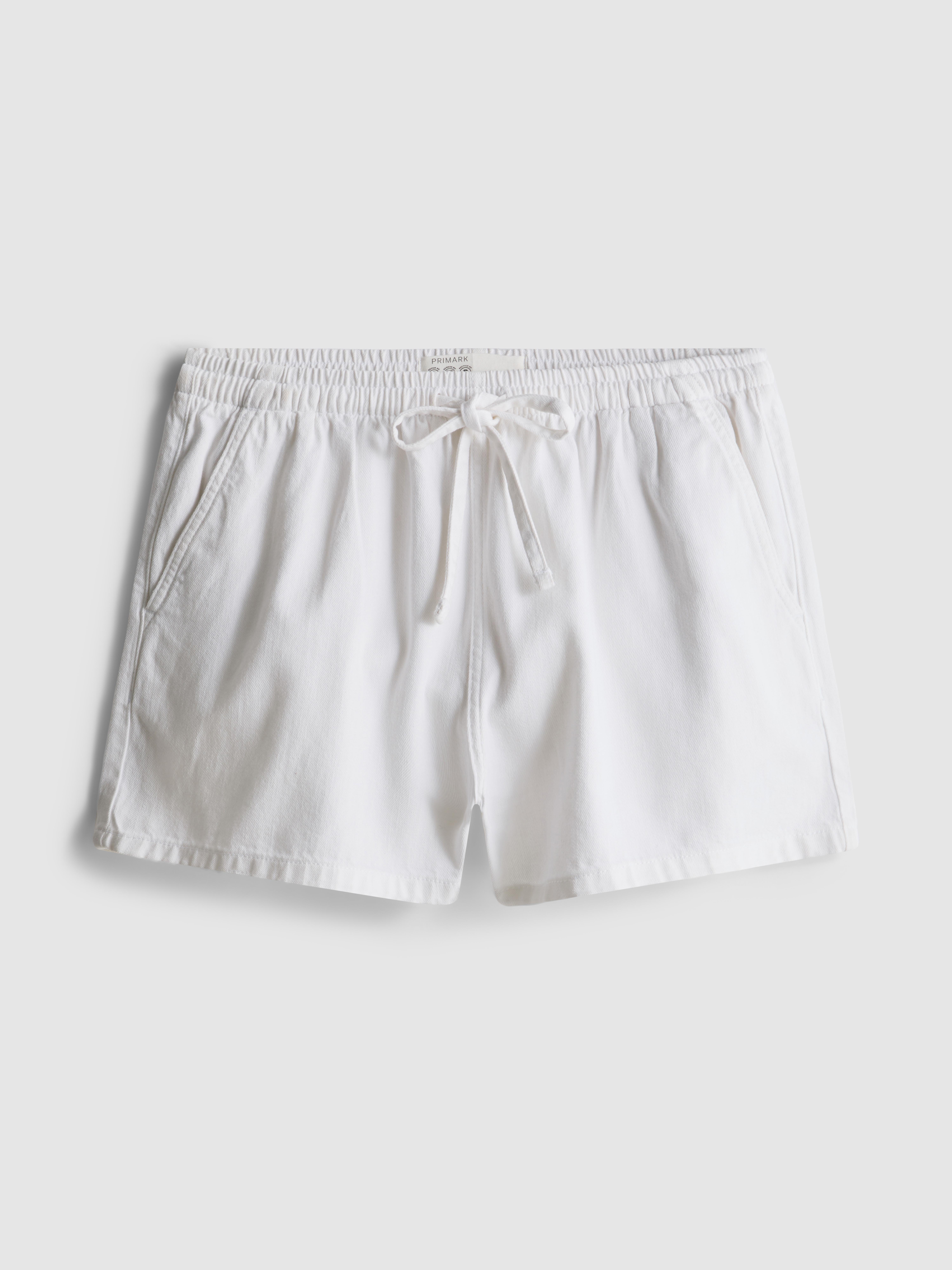 Denim-Joggingshorts aus Baumwolle
