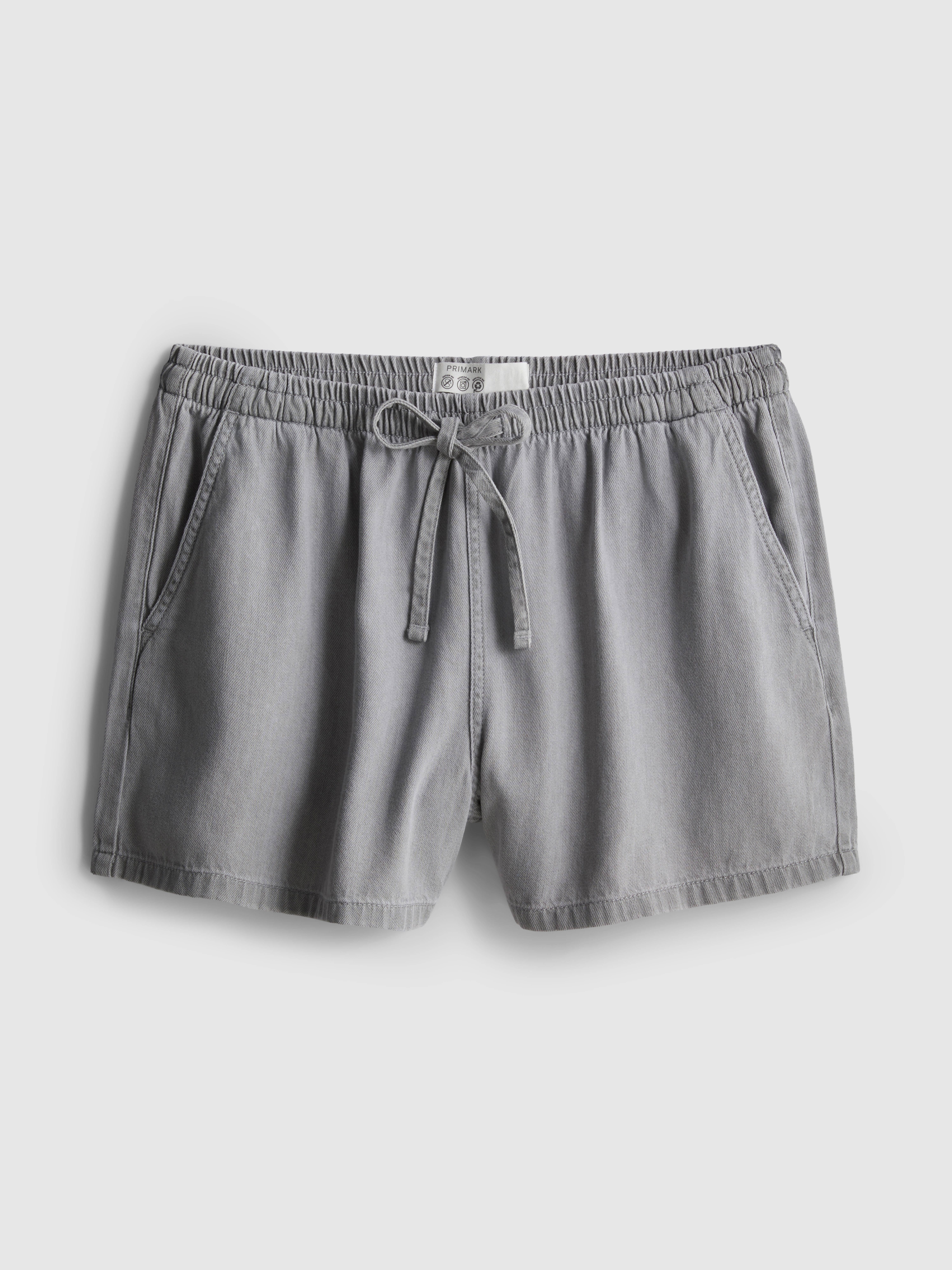 Joggers cortos vaqueros de algodón