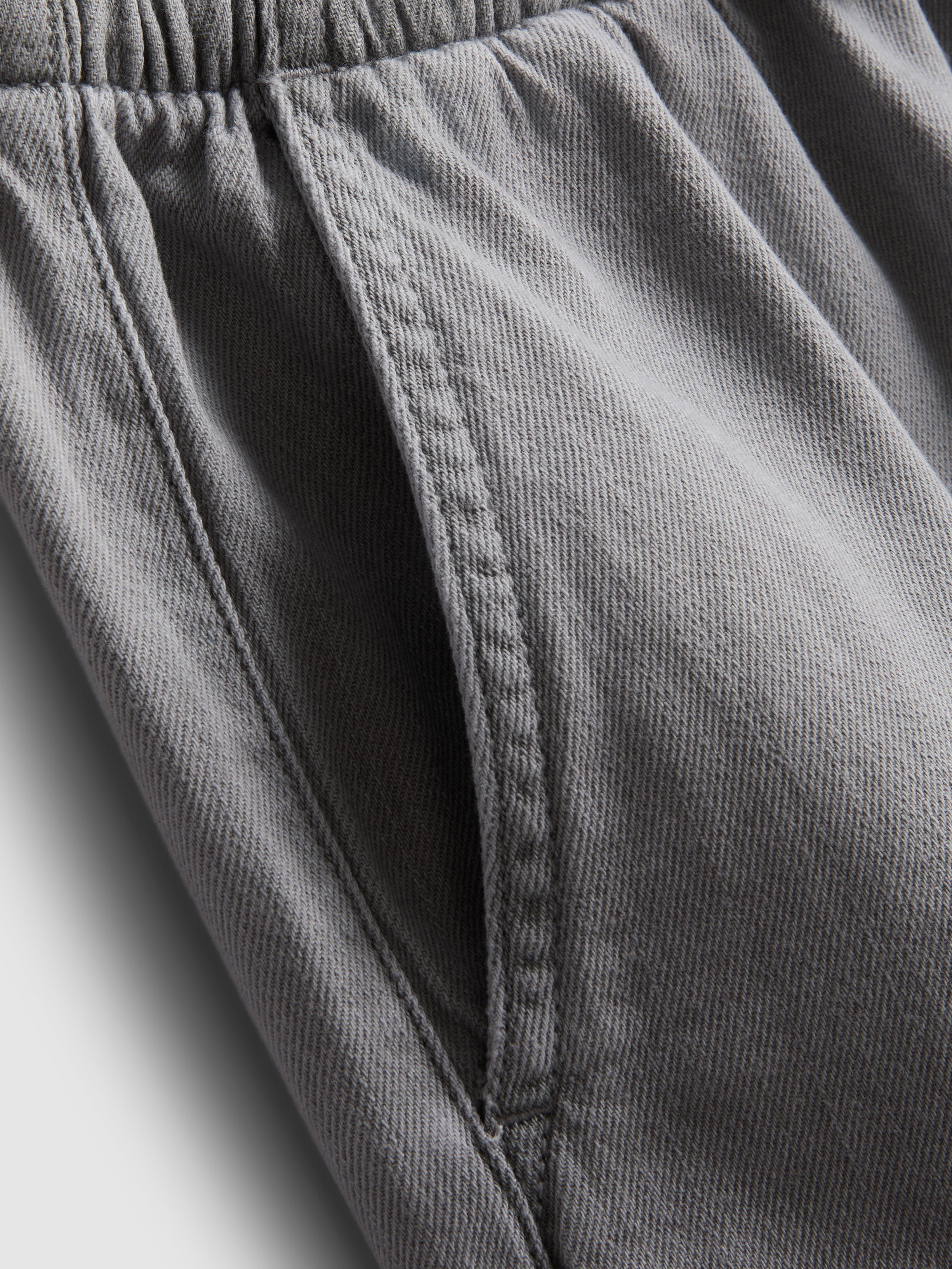 Joggers cortos vaqueros de algodón